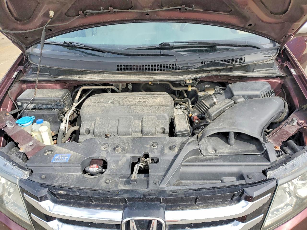 2014 Honda Odyssey Exl Burgundy vin: 5FNRL5H69EB125320