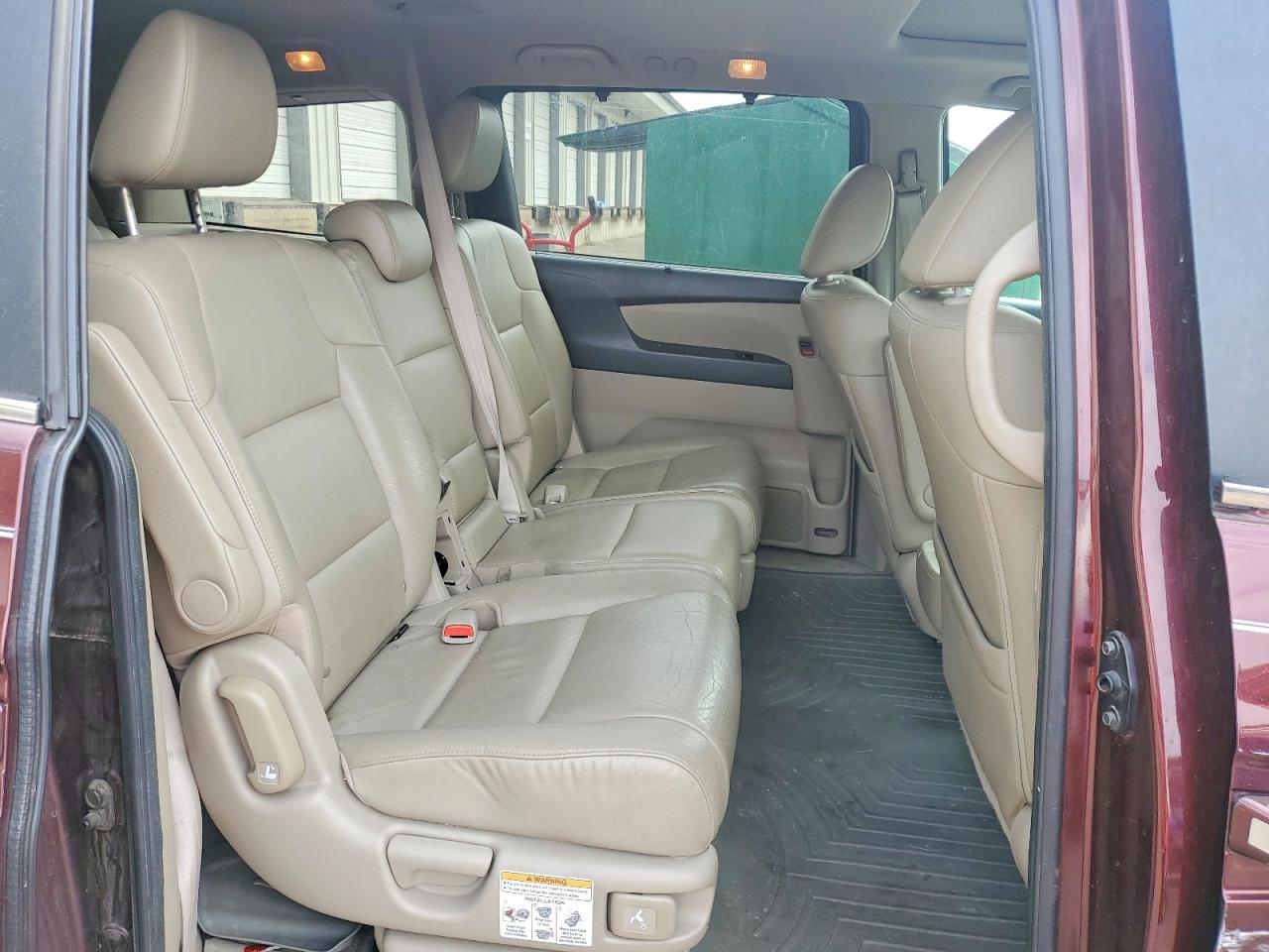 2014 Honda Odyssey Exl Burgundy vin: 5FNRL5H69EB125320