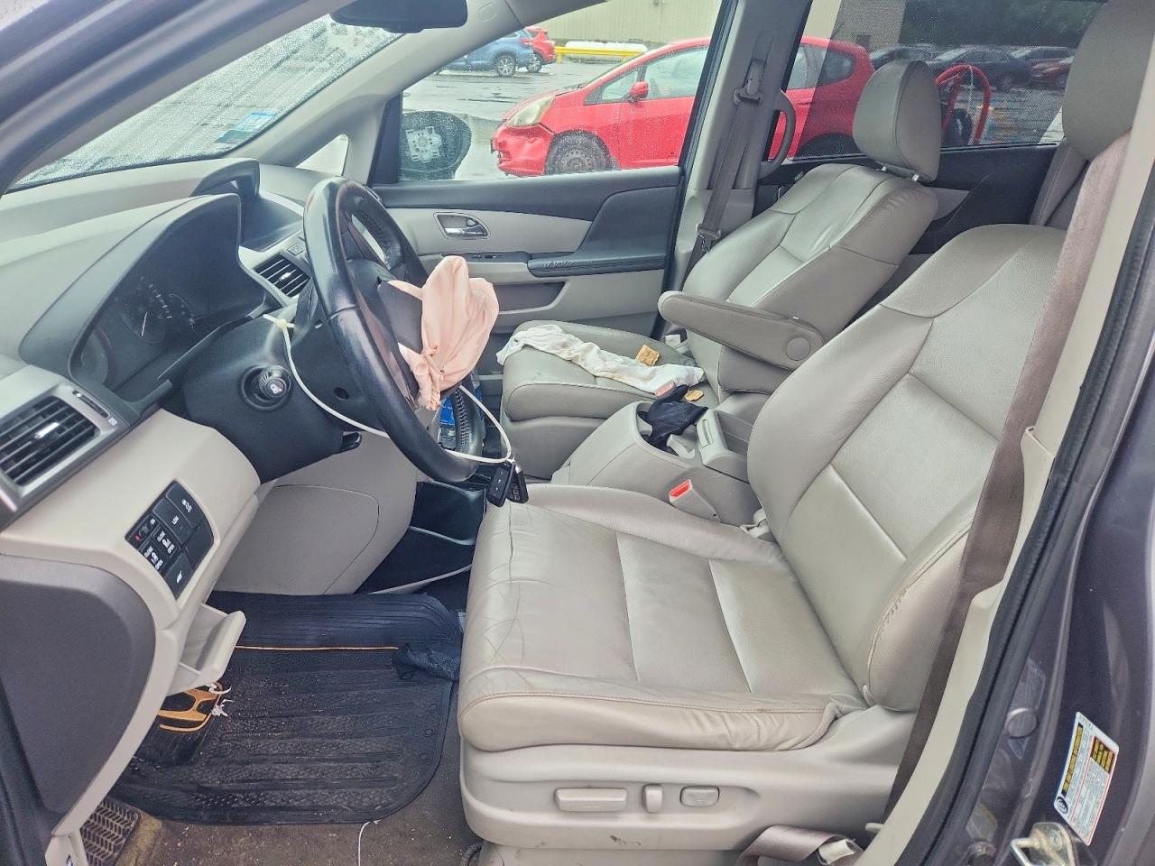 2014 Honda Odyssey Exl Gray vin: 5FNRL5H69EB128198