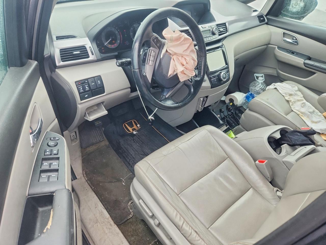2014 Honda Odyssey Exl Gray vin: 5FNRL5H69EB128198