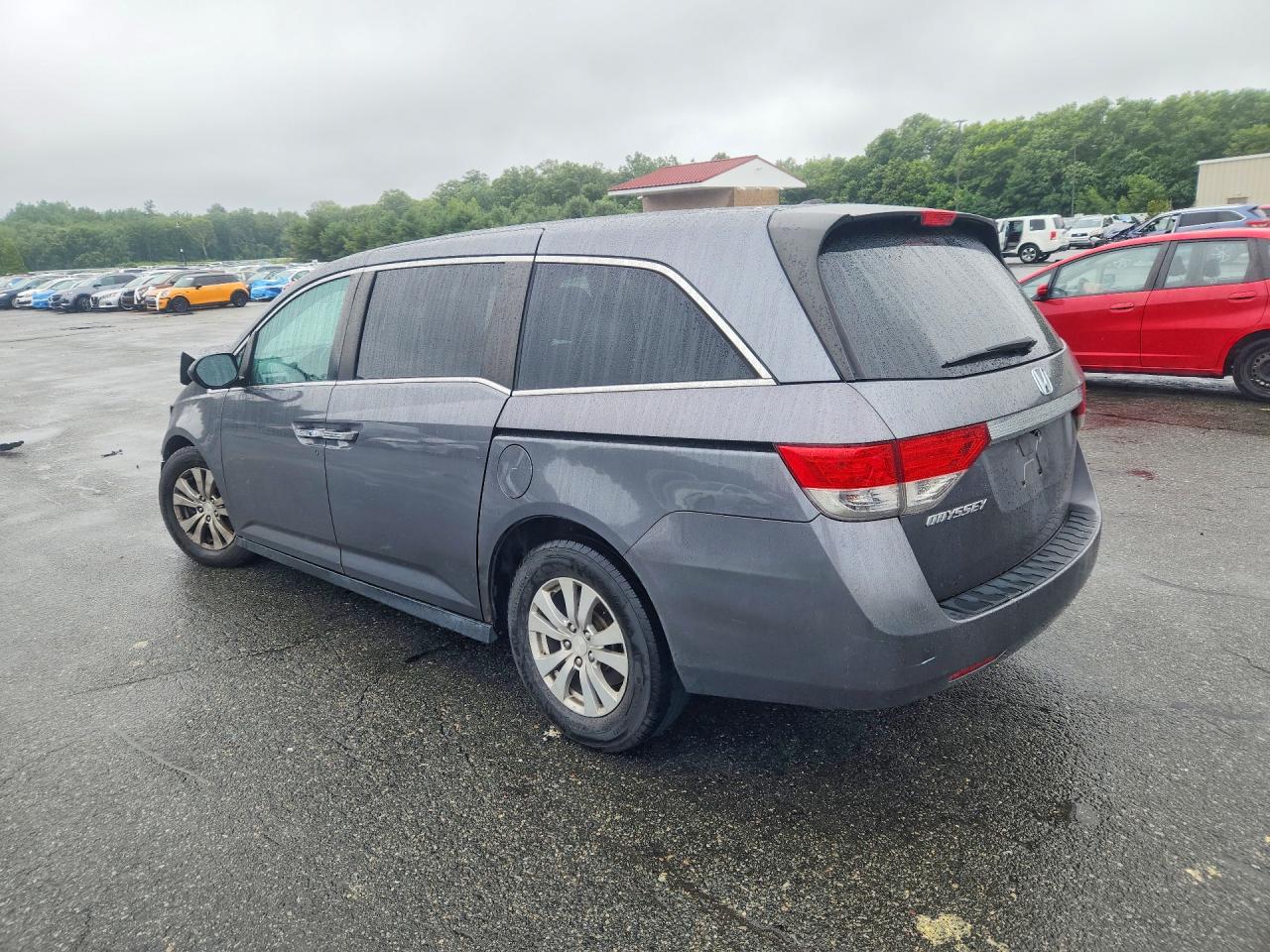 2014 Honda Odyssey Exl Gray vin: 5FNRL5H69EB128198