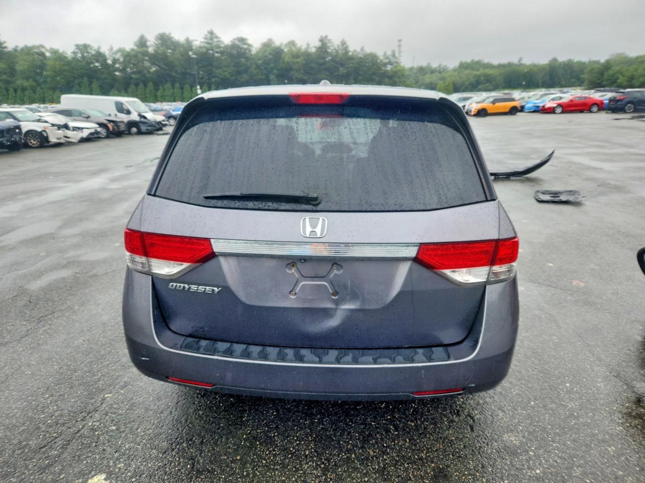 2014 Honda Odyssey Exl Gray vin: 5FNRL5H69EB128198