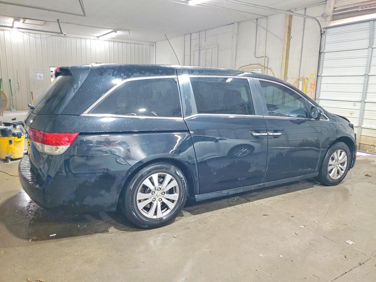 2014 Honda Odyssey Exl Black vin: 5FNRL5H69EB131084