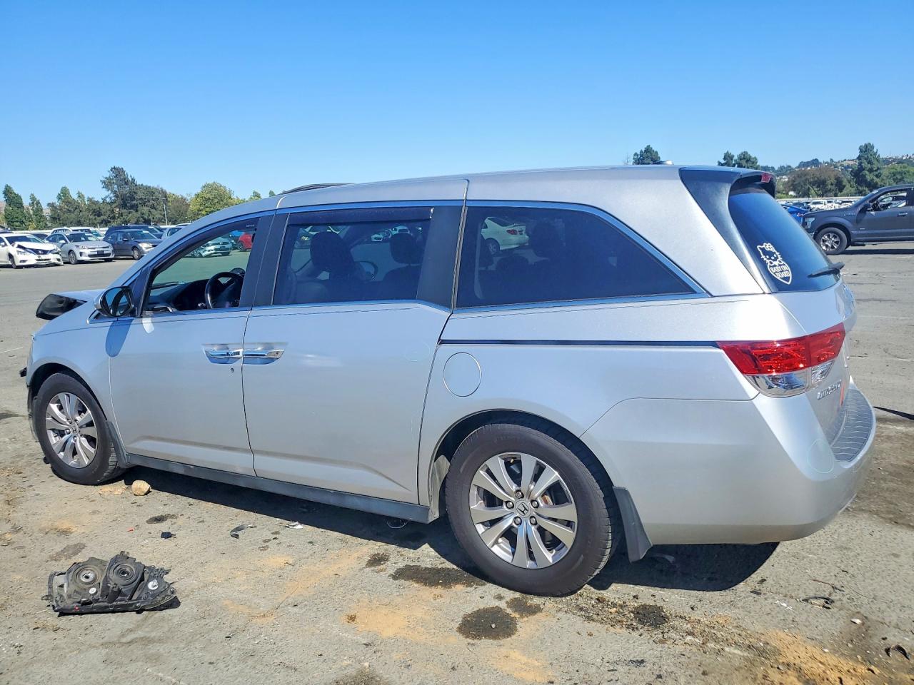 2015 Honda Odyssey Exl Silver vin: 5FNRL5H69FB024862
