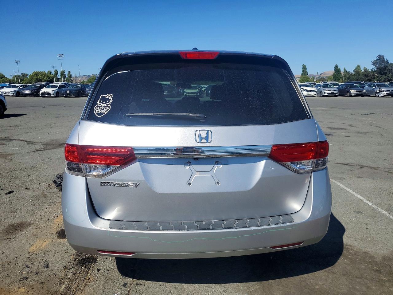 2015 Honda Odyssey Exl Silver vin: 5FNRL5H69FB024862