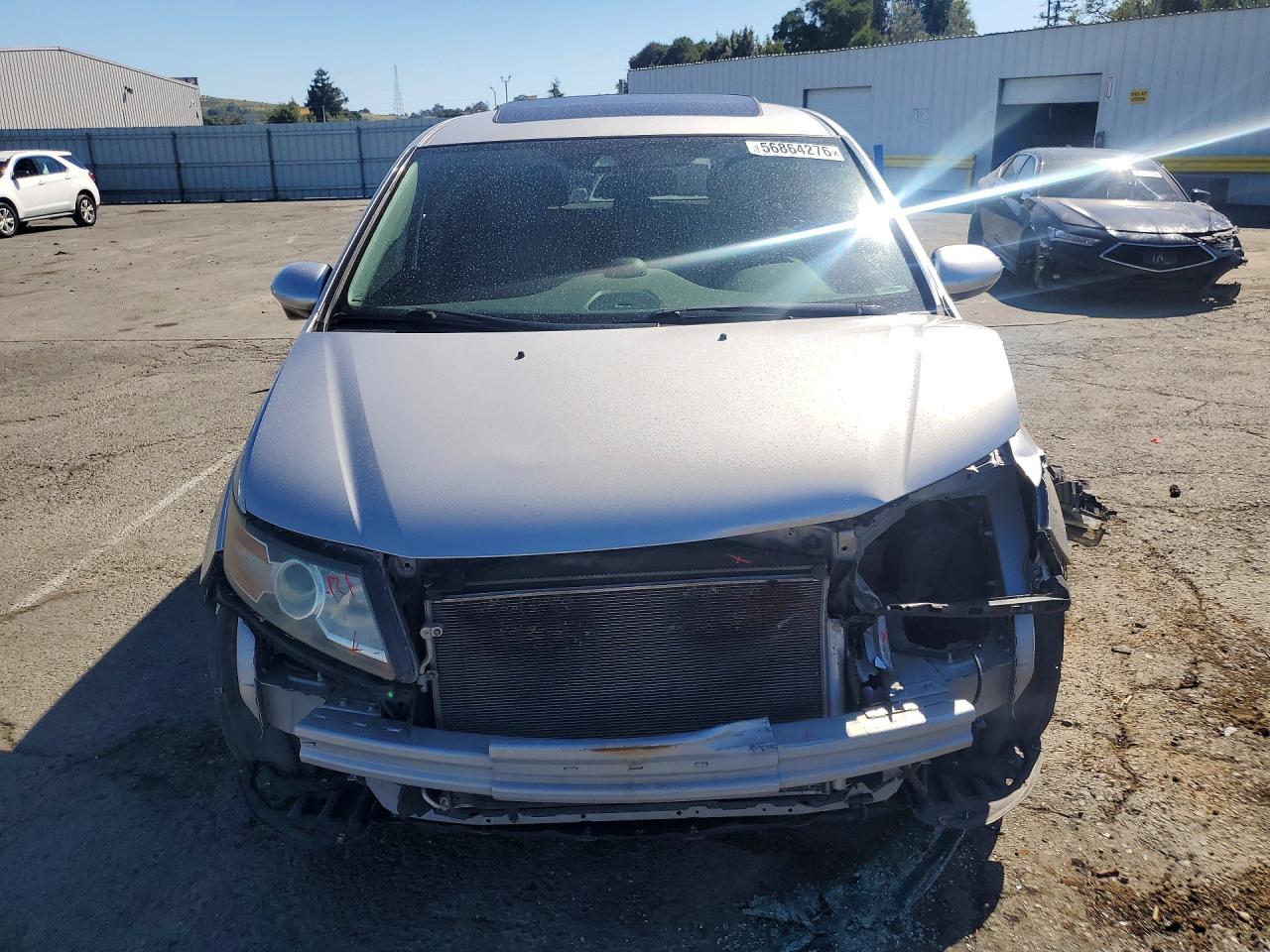 2015 Honda Odyssey Exl Silver vin: 5FNRL5H69FB024862
