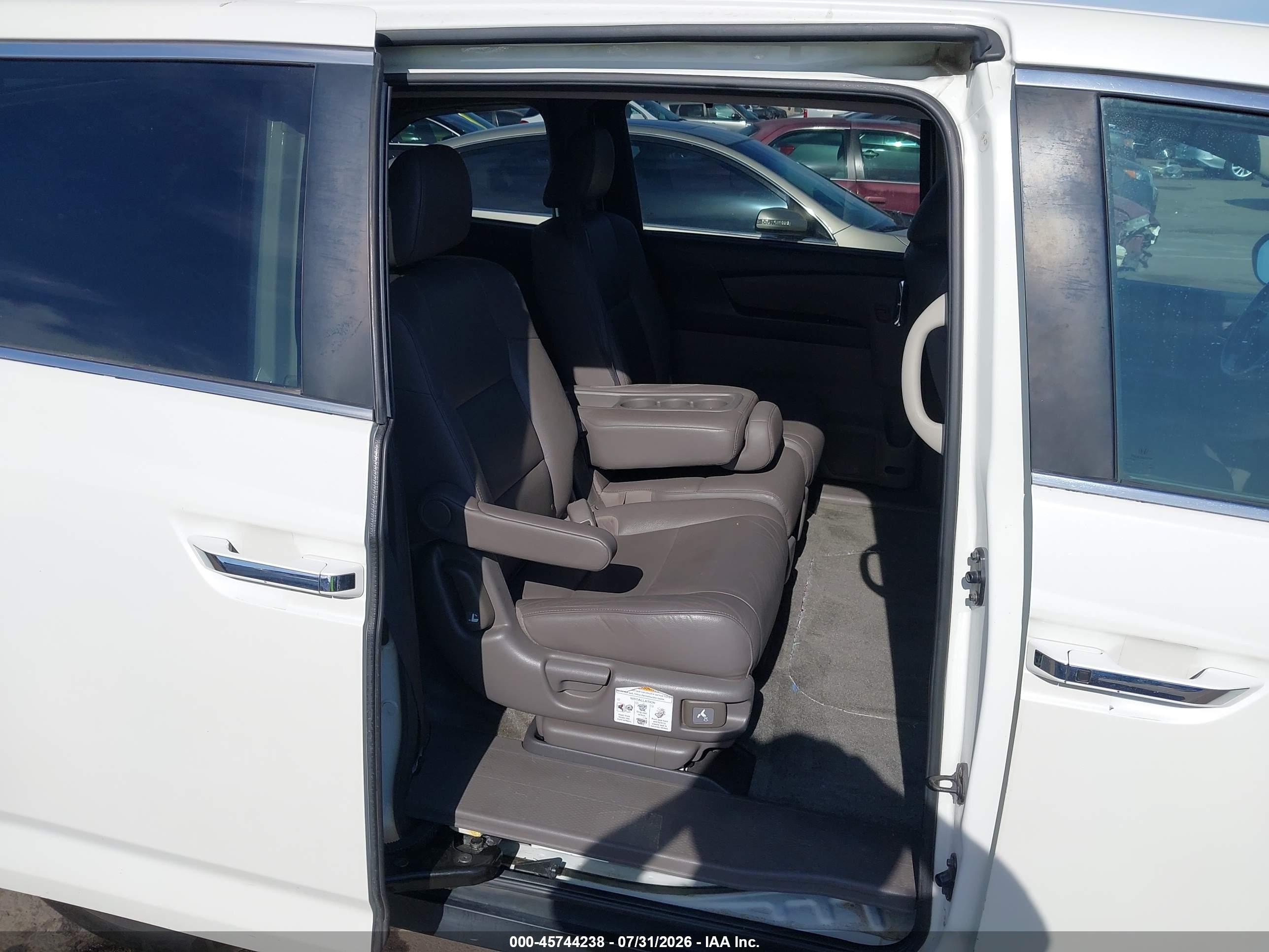 2015 Honda Odyssey Ex-l Белый vin: 5FNRL5H69FB029317