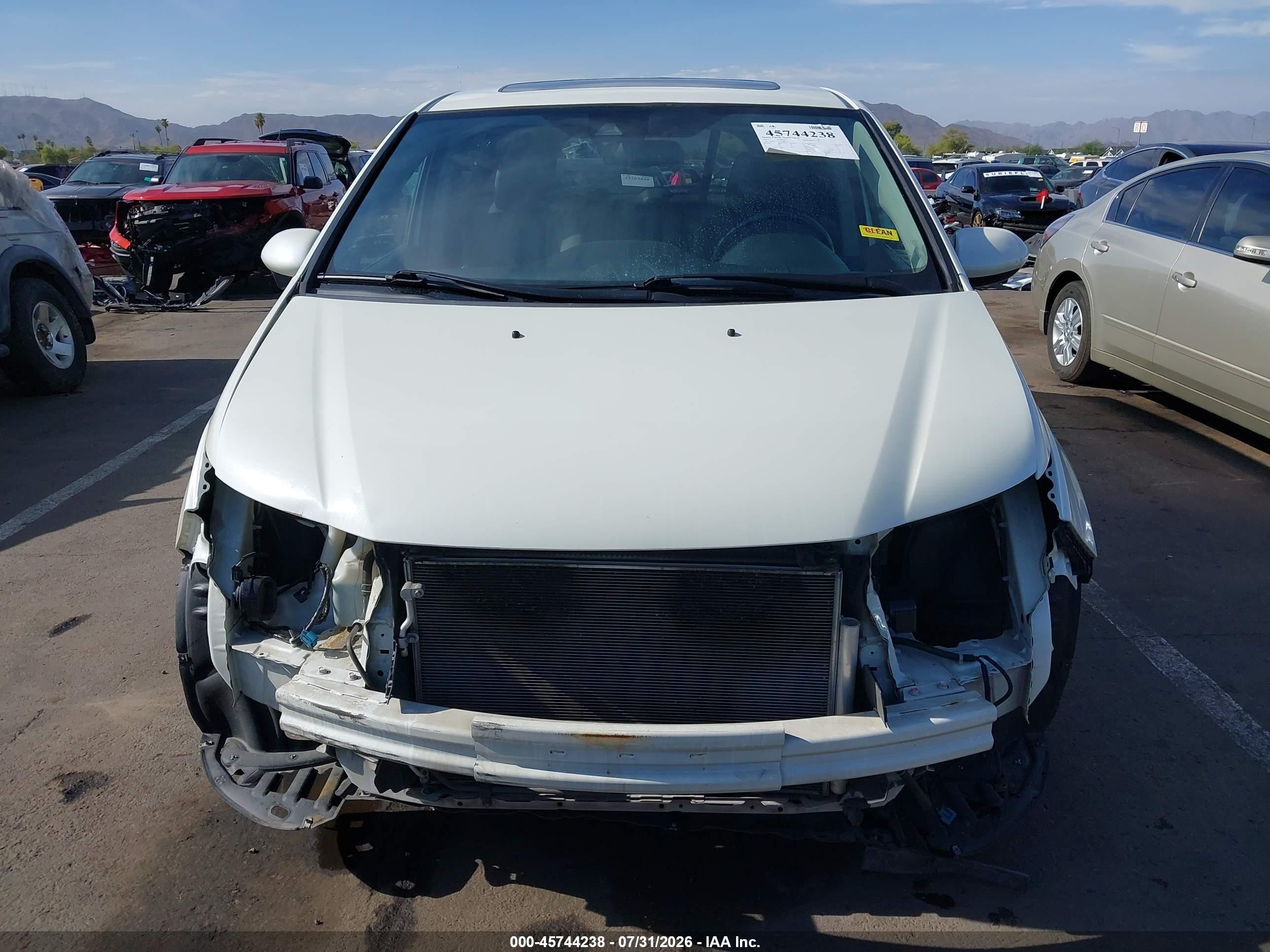 2015 Honda Odyssey Ex-l Белый vin: 5FNRL5H69FB029317
