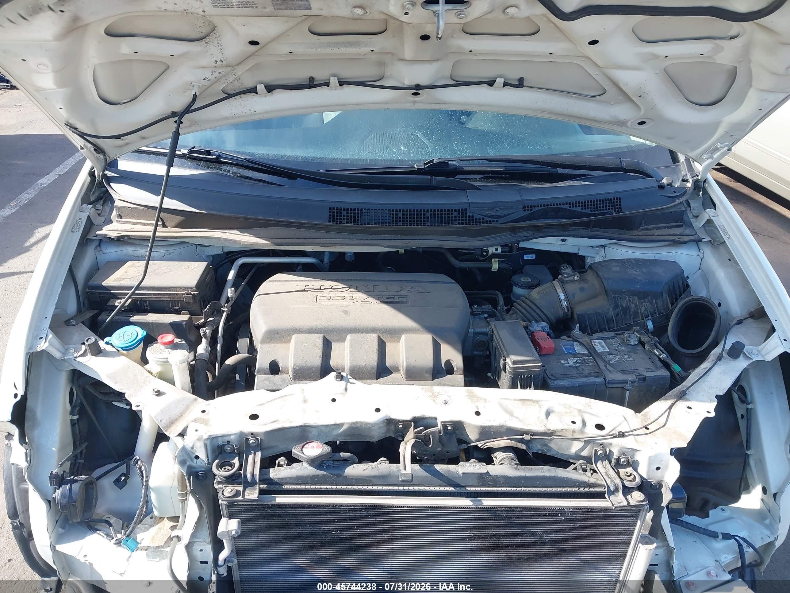 2015 Honda Odyssey Ex-l Белый vin: 5FNRL5H69FB029317