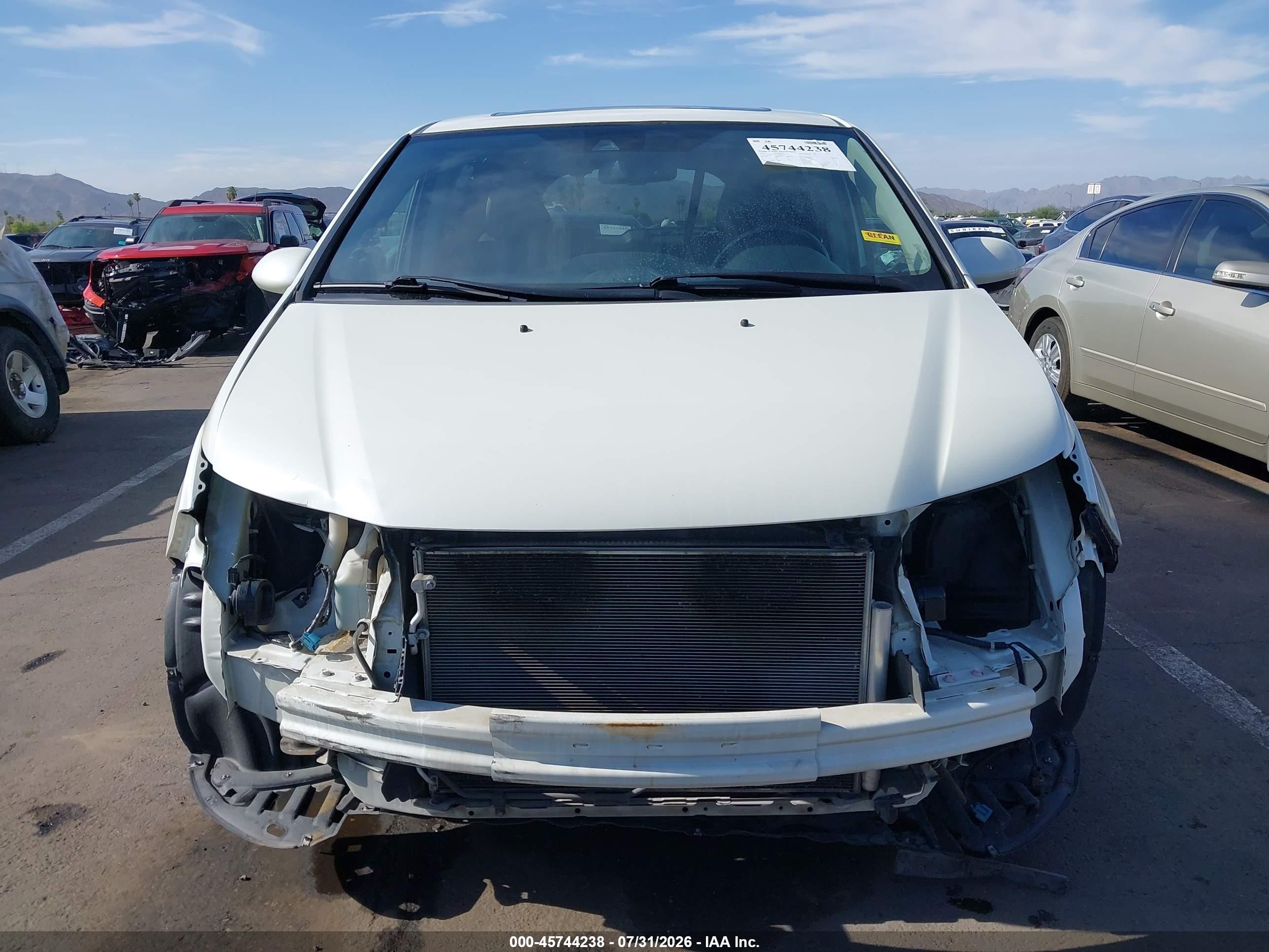 2015 Honda Odyssey Ex-l Белый vin: 5FNRL5H69FB029317