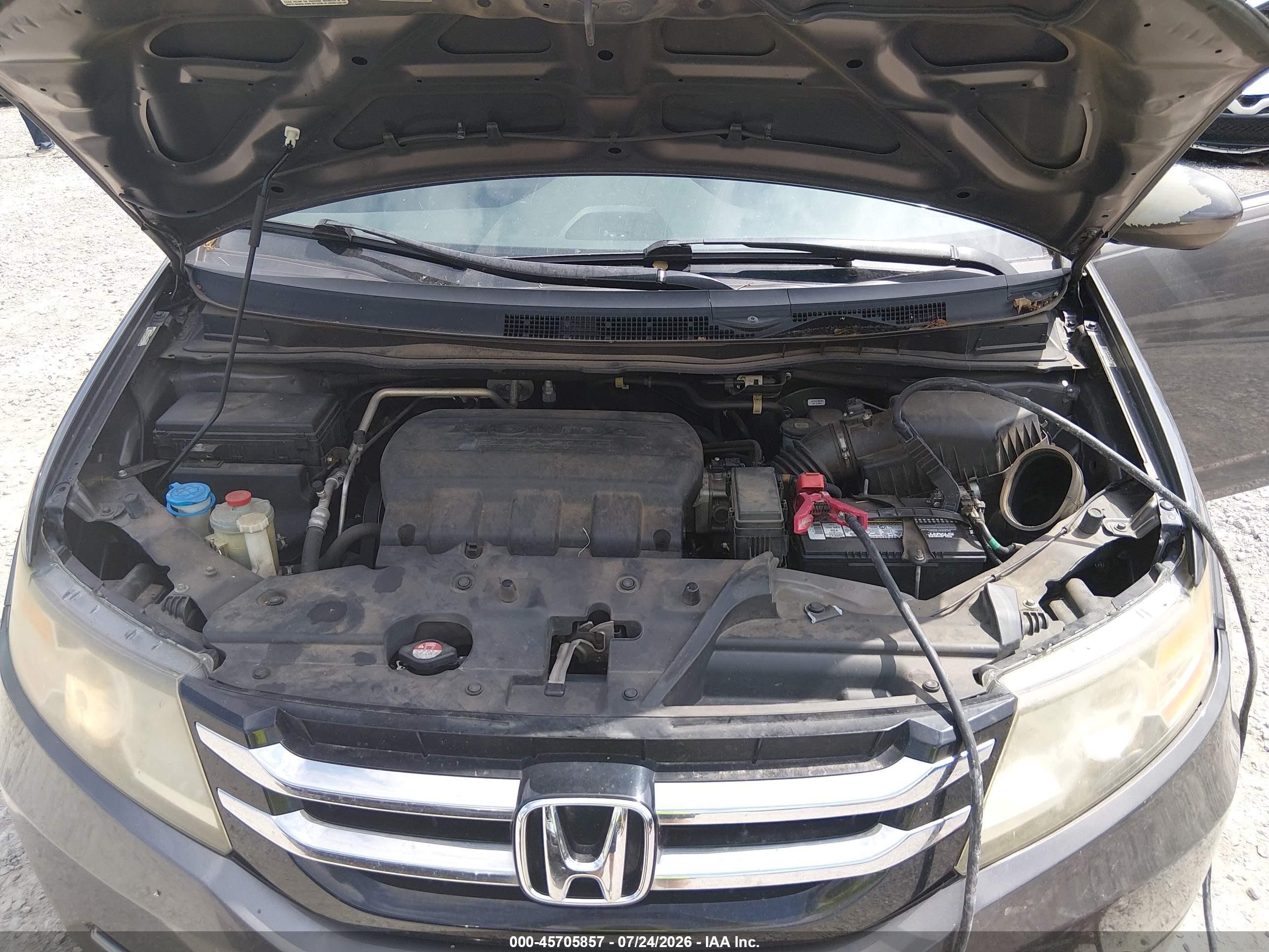 2015 Honda Odyssey Ex-l Серый vin: 5FNRL5H69FB037711