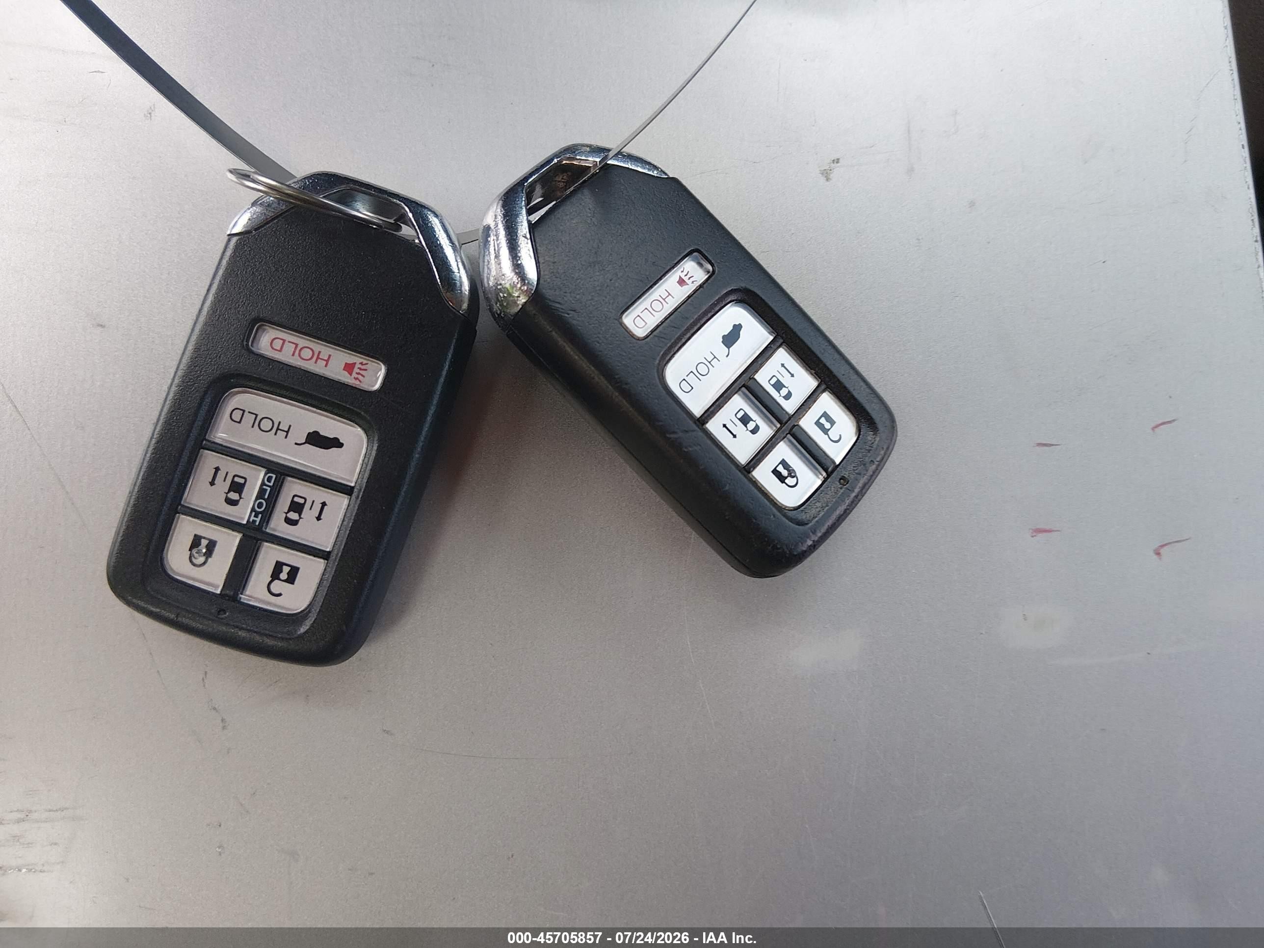 2015 Honda Odyssey Ex-l Серый vin: 5FNRL5H69FB037711