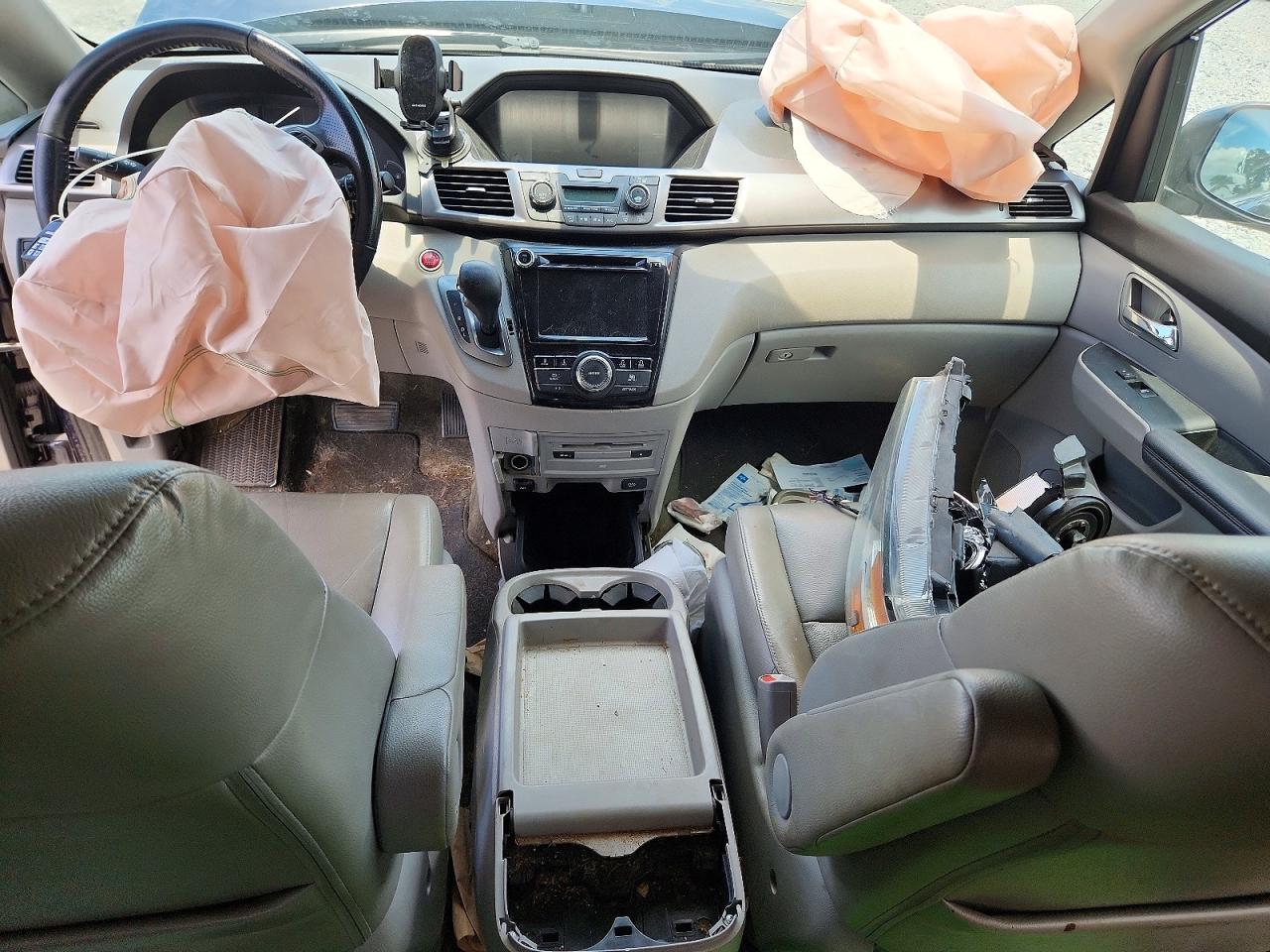 2015 Honda Odyssey Exl Синий vin: 5FNRL5H69FB040821
