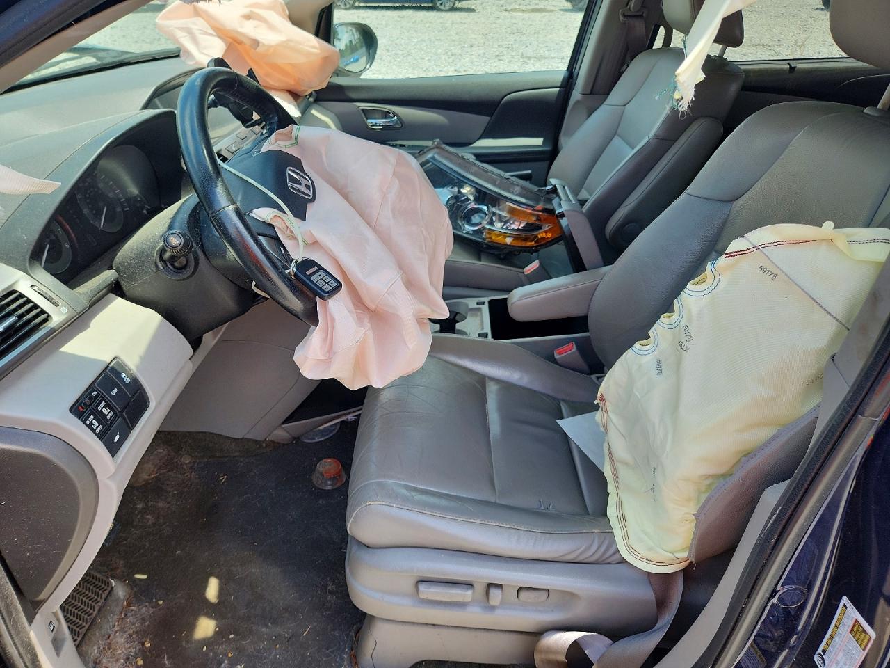 2015 Honda Odyssey Exl Синий vin: 5FNRL5H69FB040821