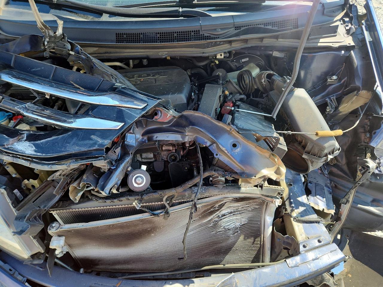 2015 Honda Odyssey Exl Синий vin: 5FNRL5H69FB040821