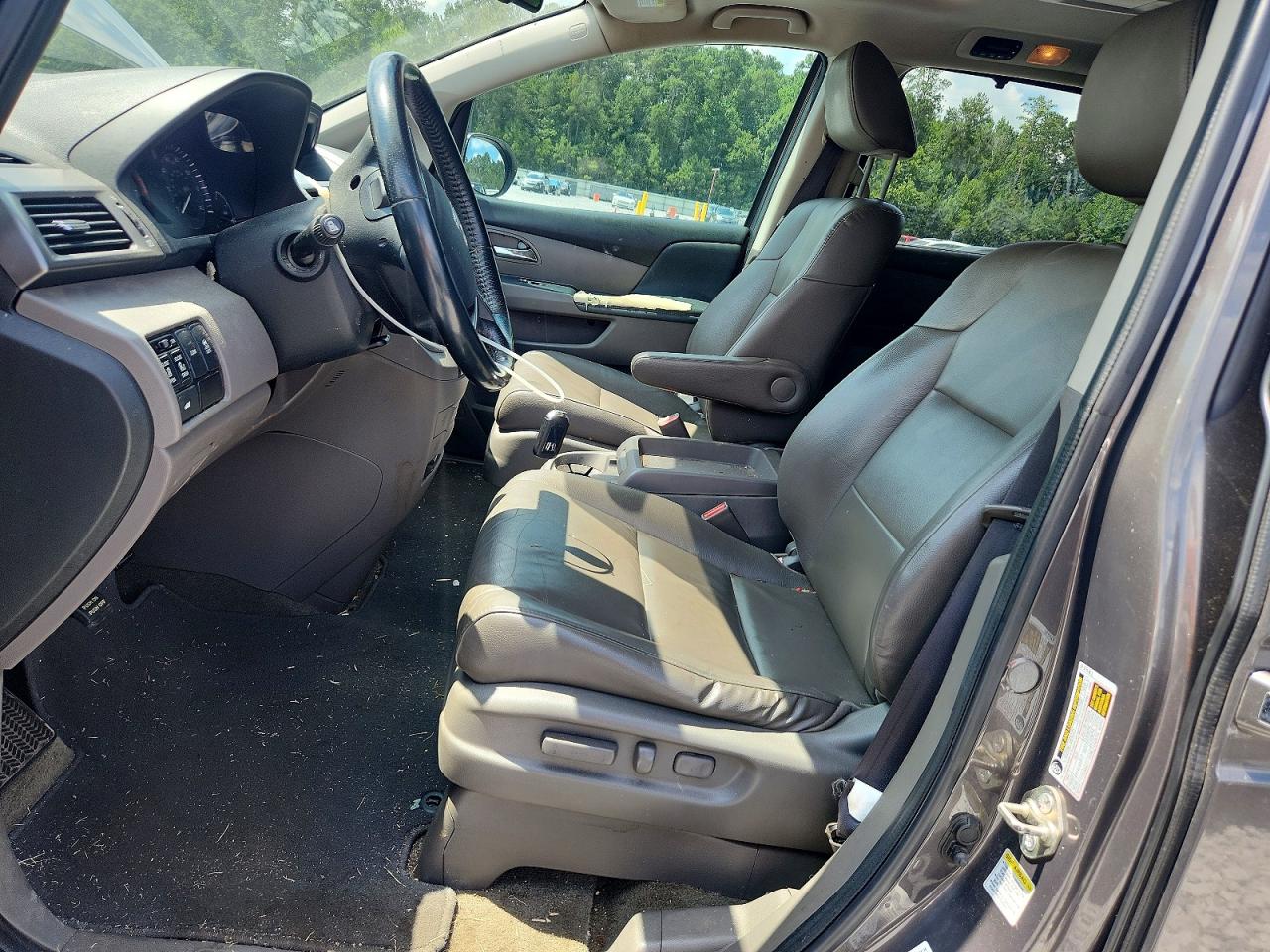 2015 Honda Odyssey Exl Gray vin: 5FNRL5H69FB041970