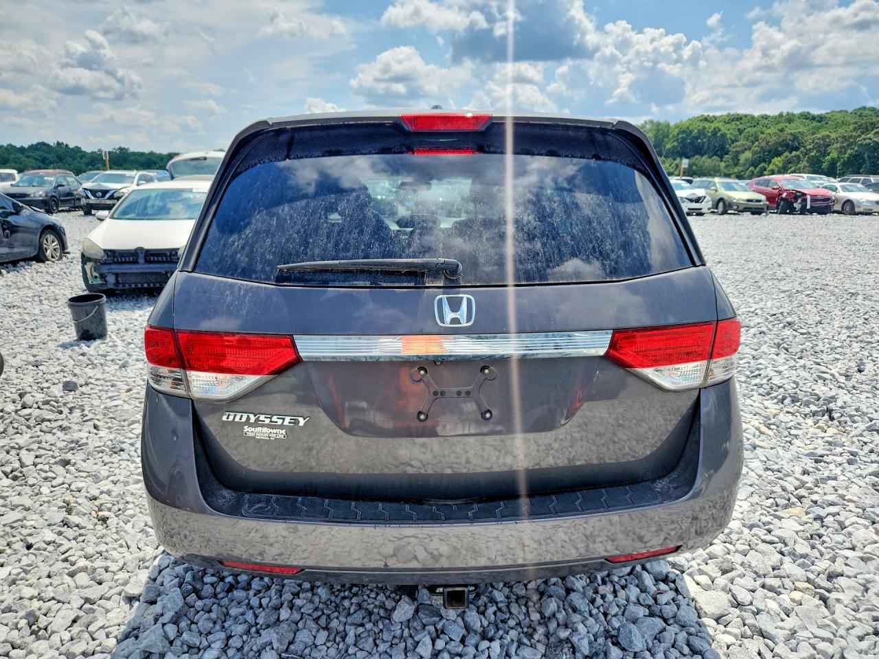 2015 Honda Odyssey Exl Gray vin: 5FNRL5H69FB041970