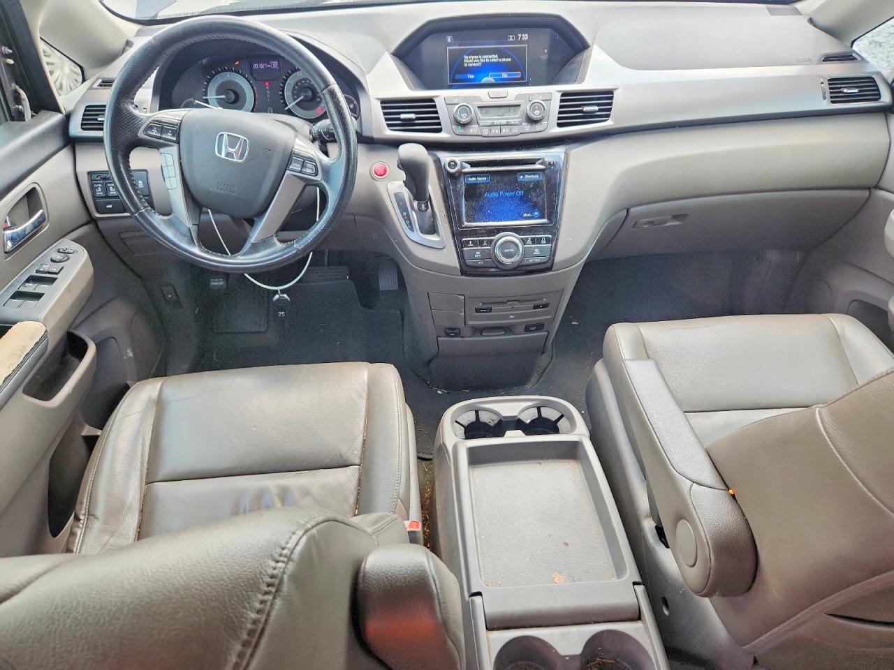 2015 Honda Odyssey Exl Gray vin: 5FNRL5H69FB041970