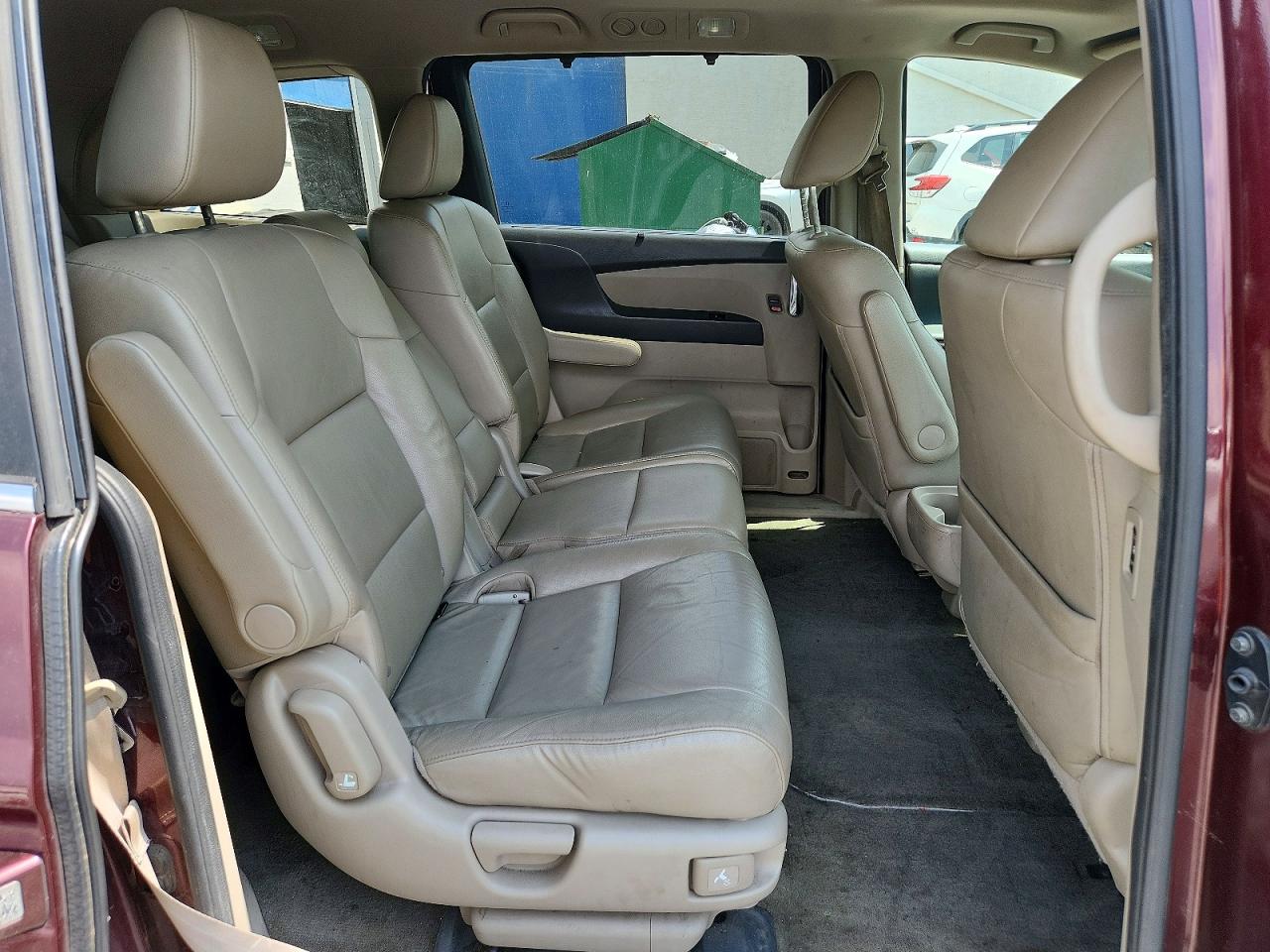 2015 Honda Odyssey Exl Burgundy vin: 5FNRL5H69FB042150