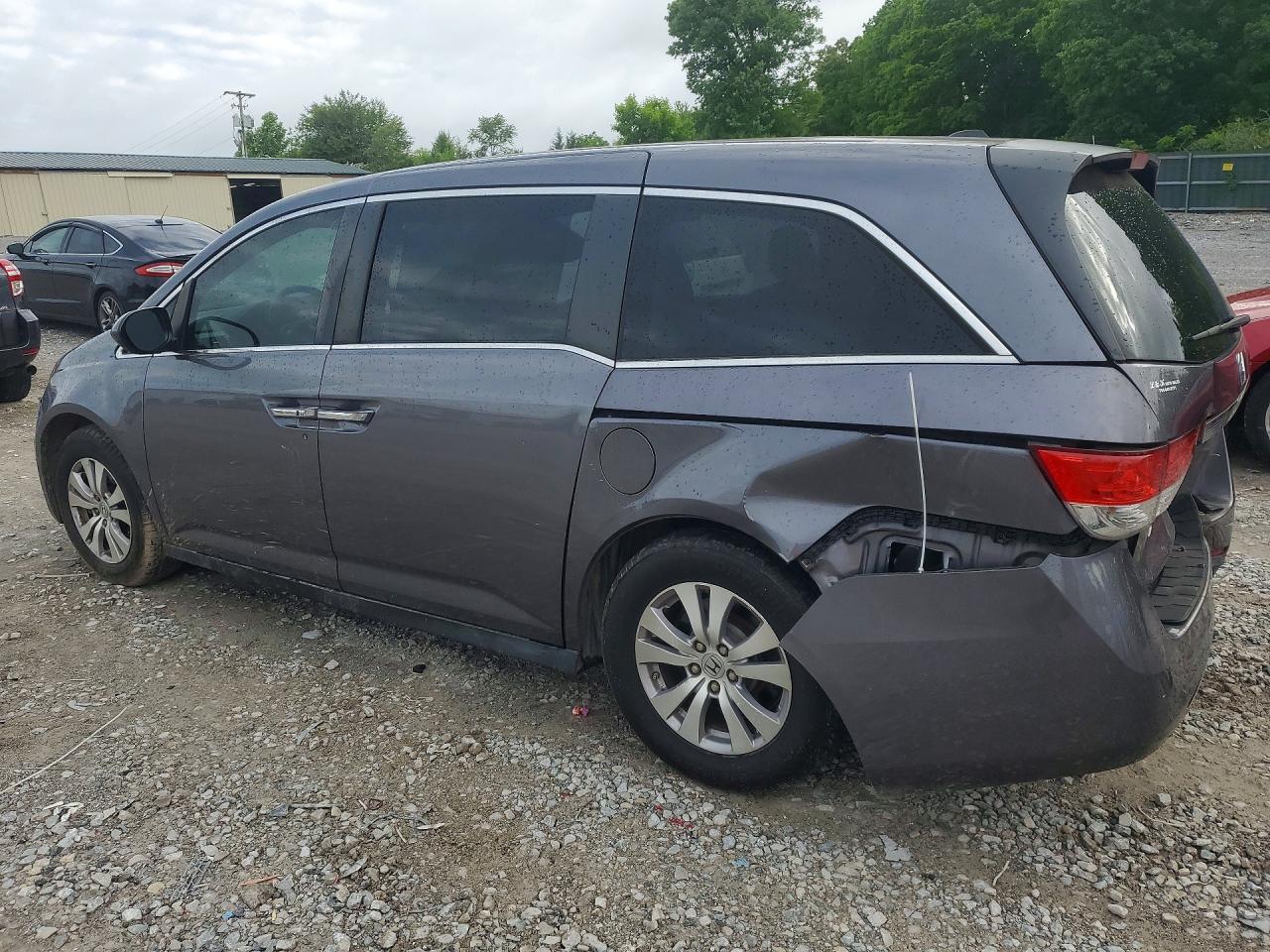 2015 Honda Odyssey Exl Gray vin: 5FNRL5H69FB042455
