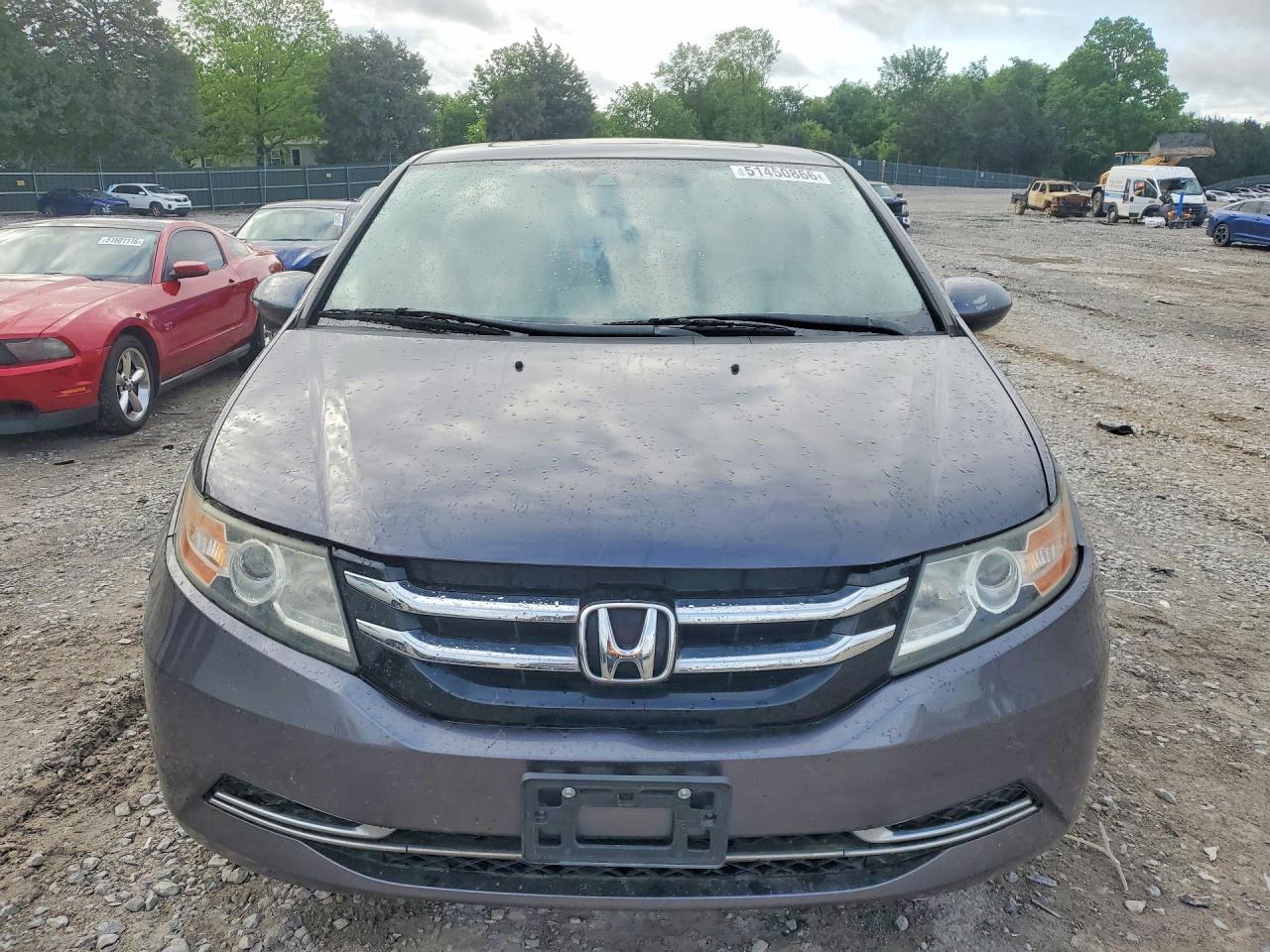 2015 Honda Odyssey Exl Gray vin: 5FNRL5H69FB042455