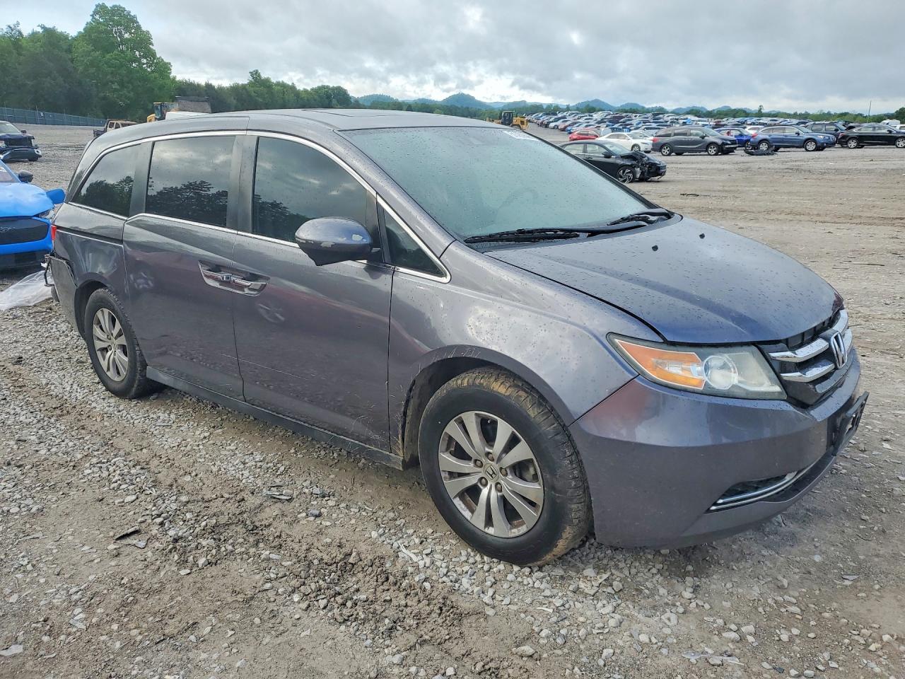 2015 Honda Odyssey Exl Gray vin: 5FNRL5H69FB042455