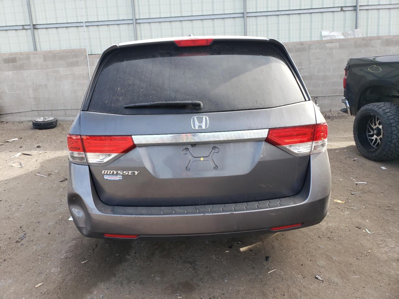 2015 Honda Odyssey Exl Gray vin: 5FNRL5H69FB050247