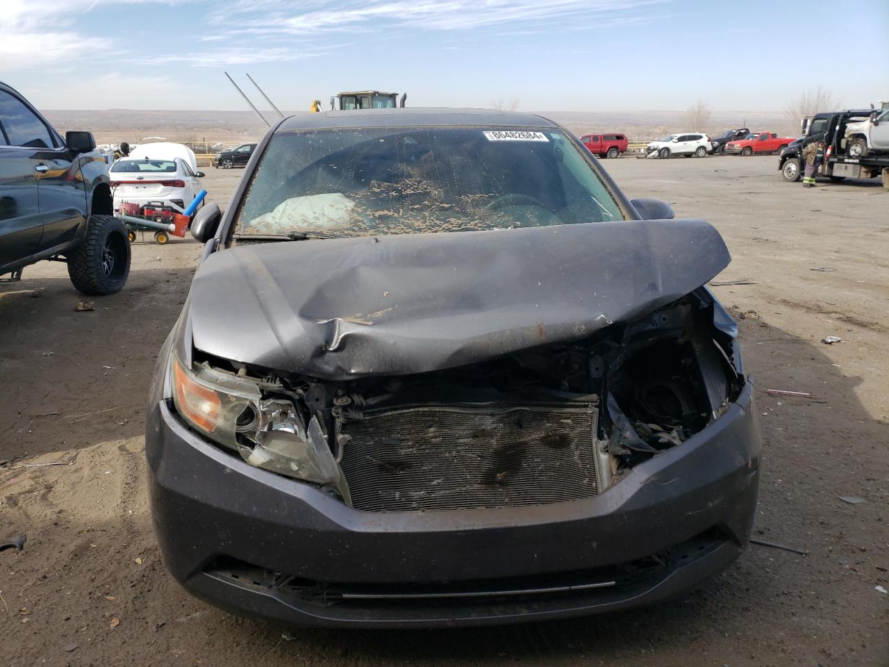 2015 Honda Odyssey Exl Gray vin: 5FNRL5H69FB050247