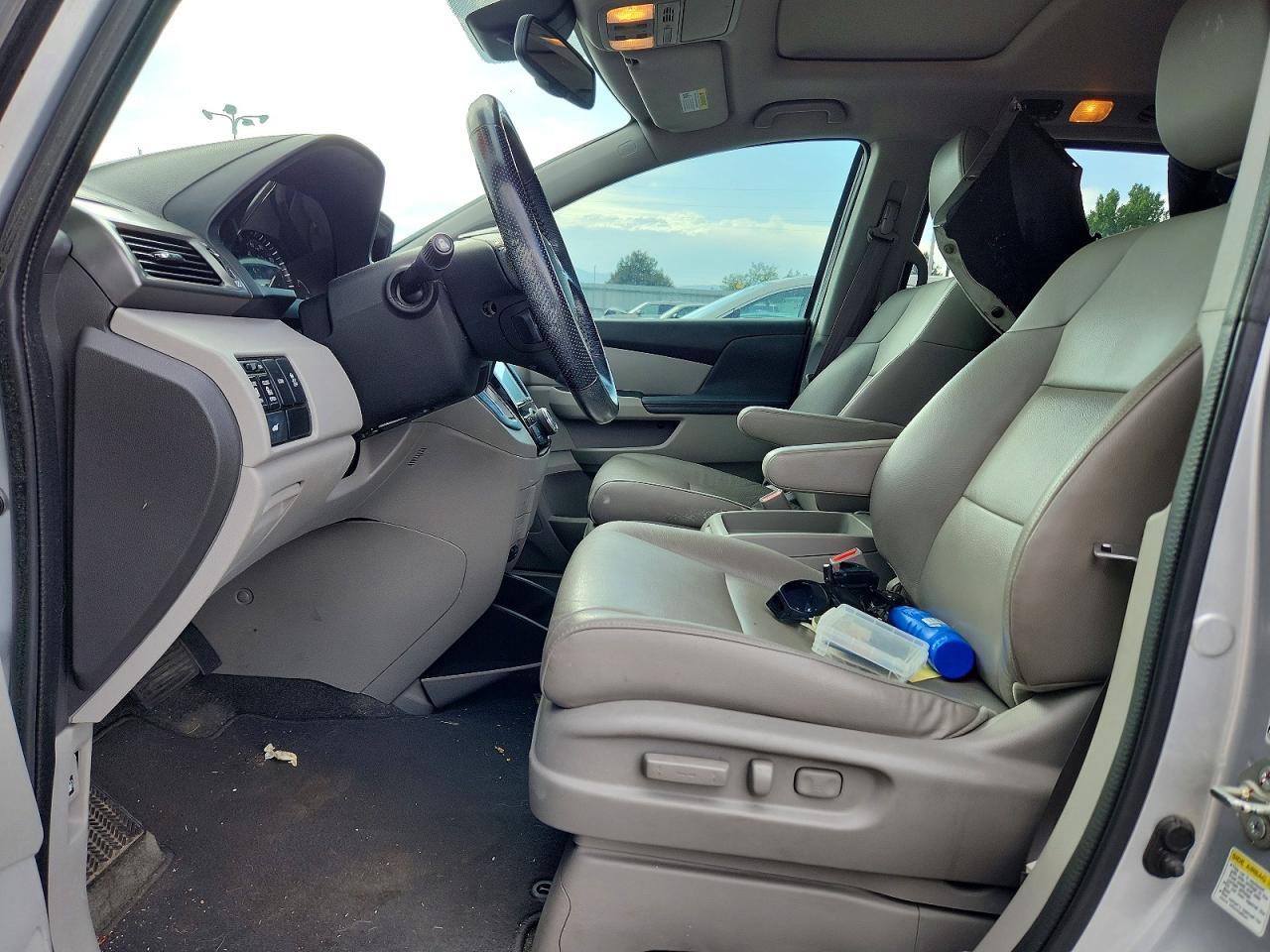 2015 Honda Odyssey Exl Silver vin: 5FNRL5H69FB055304