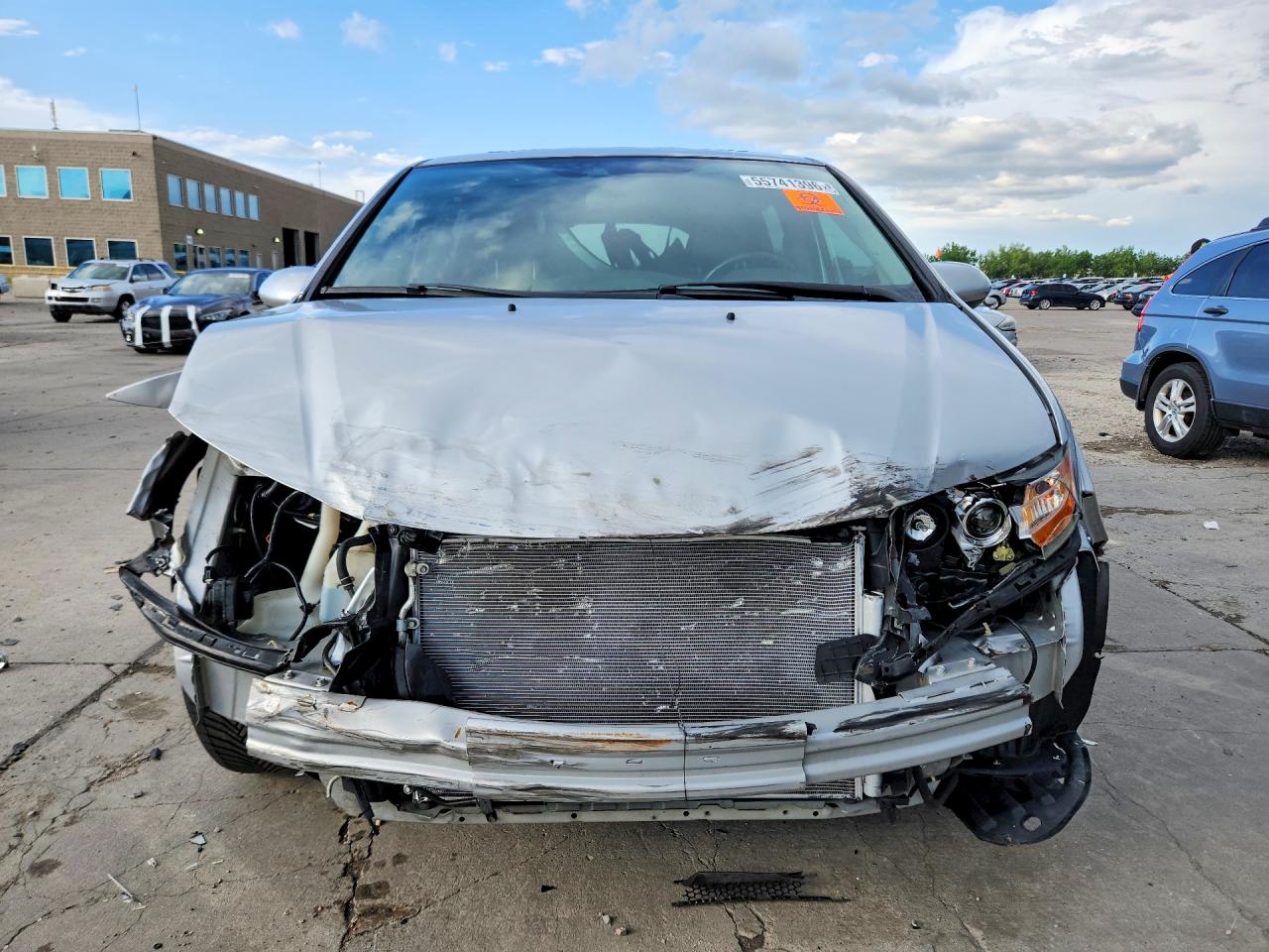 2015 Honda Odyssey Exl Silver vin: 5FNRL5H69FB055304