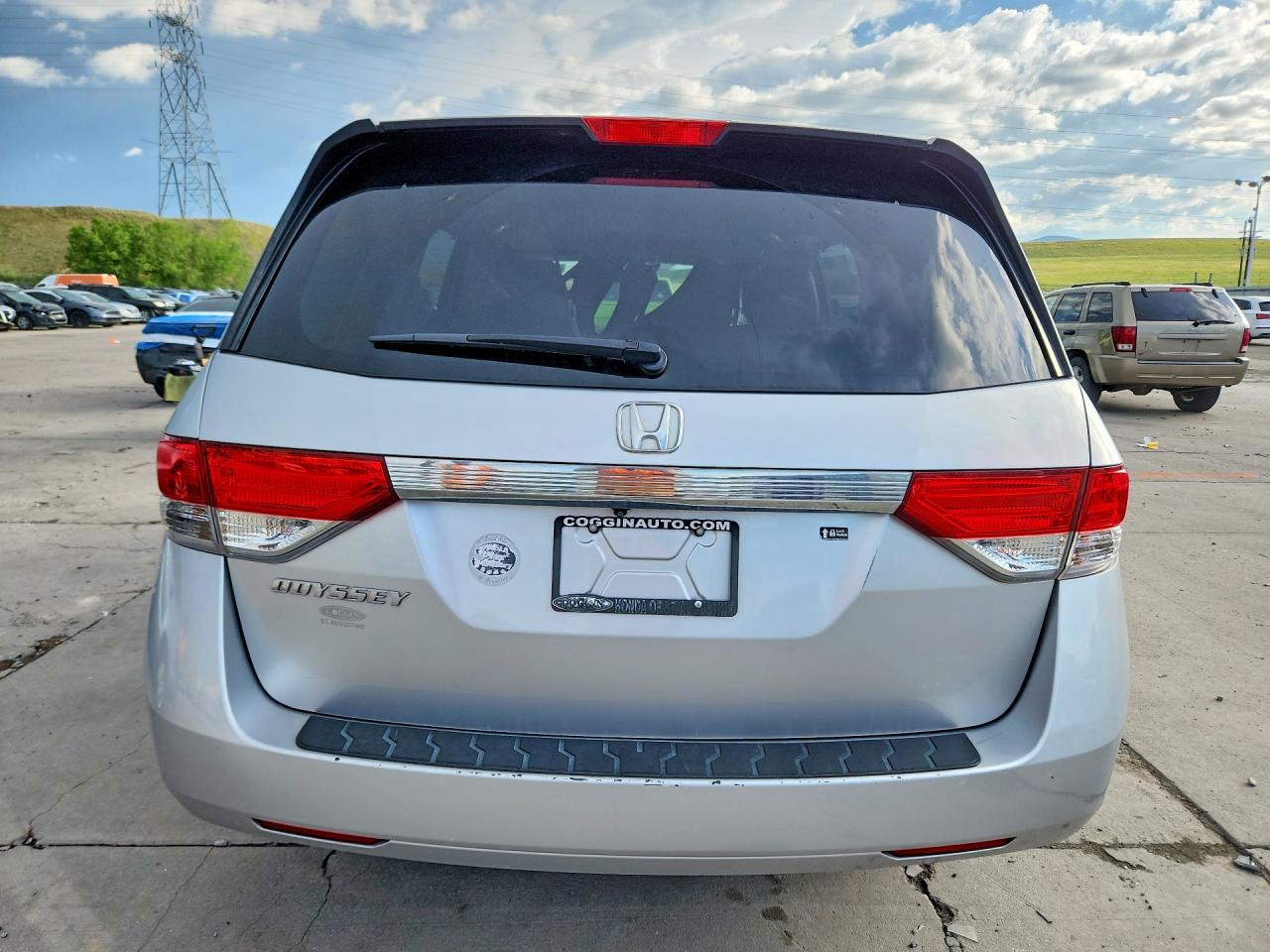 2015 Honda Odyssey Exl Silver vin: 5FNRL5H69FB055304