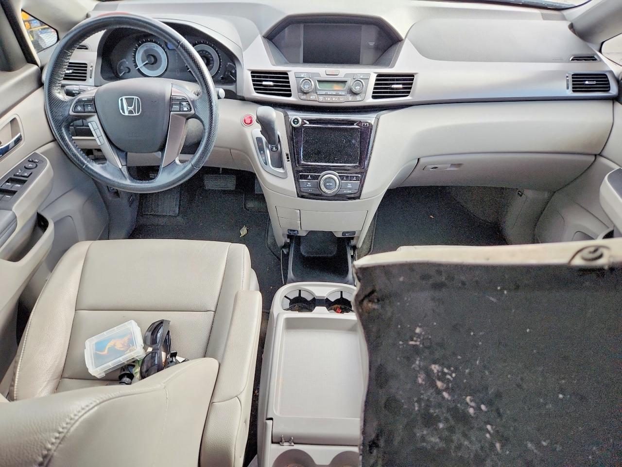 2015 Honda Odyssey Exl Silver vin: 5FNRL5H69FB055304