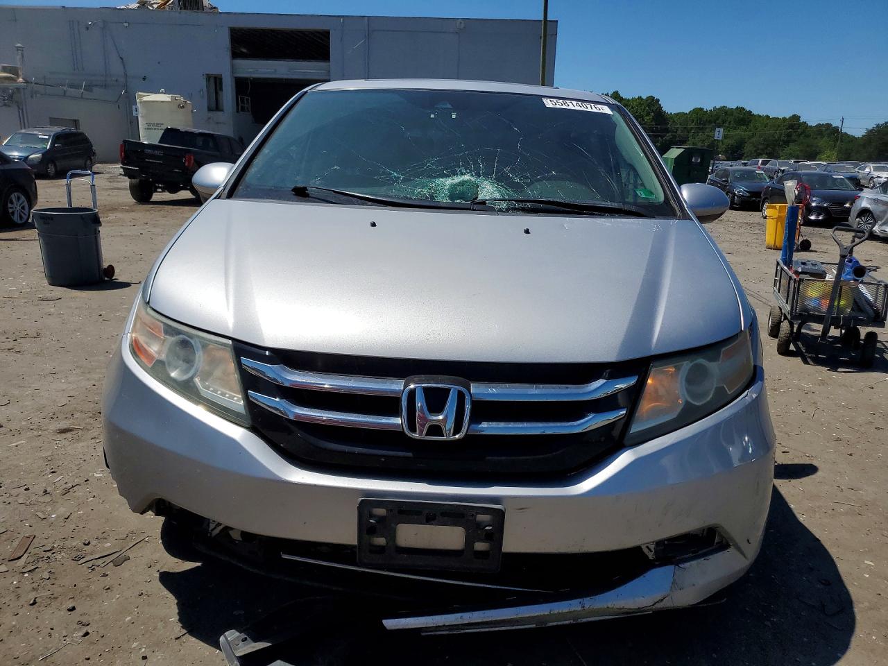 2015 Honda Odyssey Exl Silver vin: 5FNRL5H69FB065086