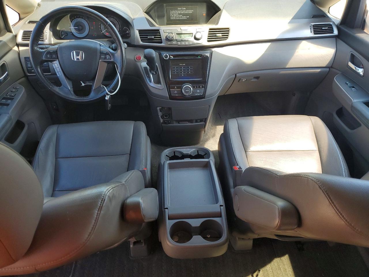 2015 Honda Odyssey Exl White vin: 5FNRL5H69FB073706
