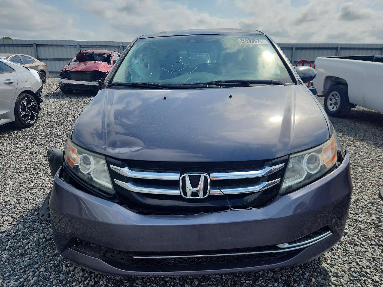 2015 Honda Odyssey Exl Серый vin: 5FNRL5H69FB080302