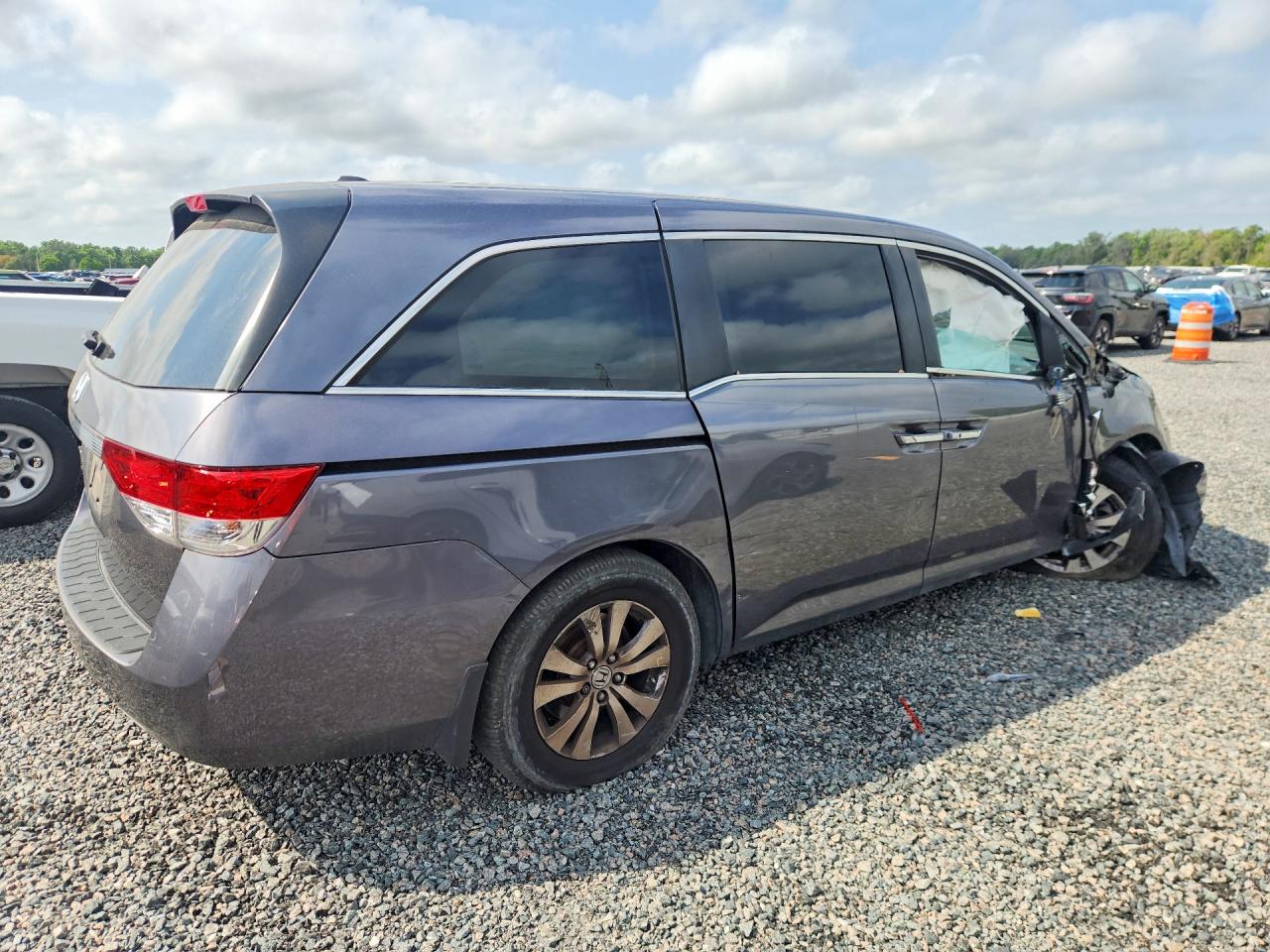 2015 Honda Odyssey Exl Серый vin: 5FNRL5H69FB080302