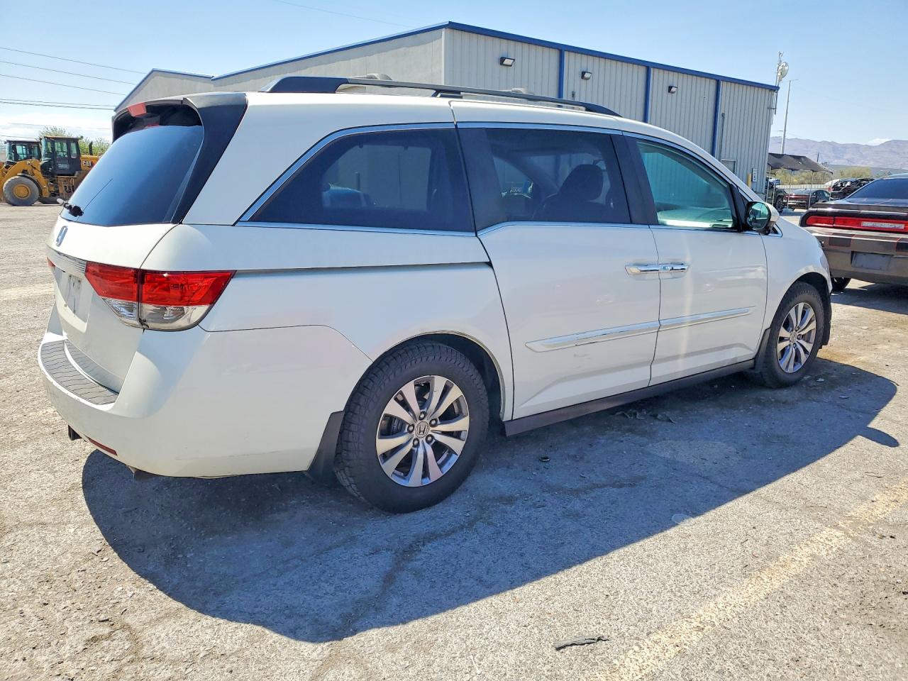 2015 Honda Odyssey Exl White vin: 5FNRL5H69FB085547