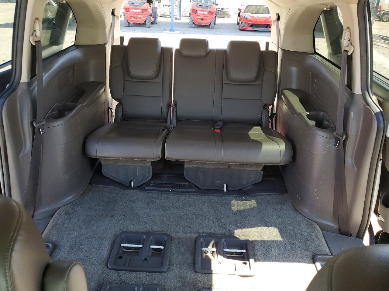 2015 Honda Odyssey Exl White vin: 5FNRL5H69FB085547