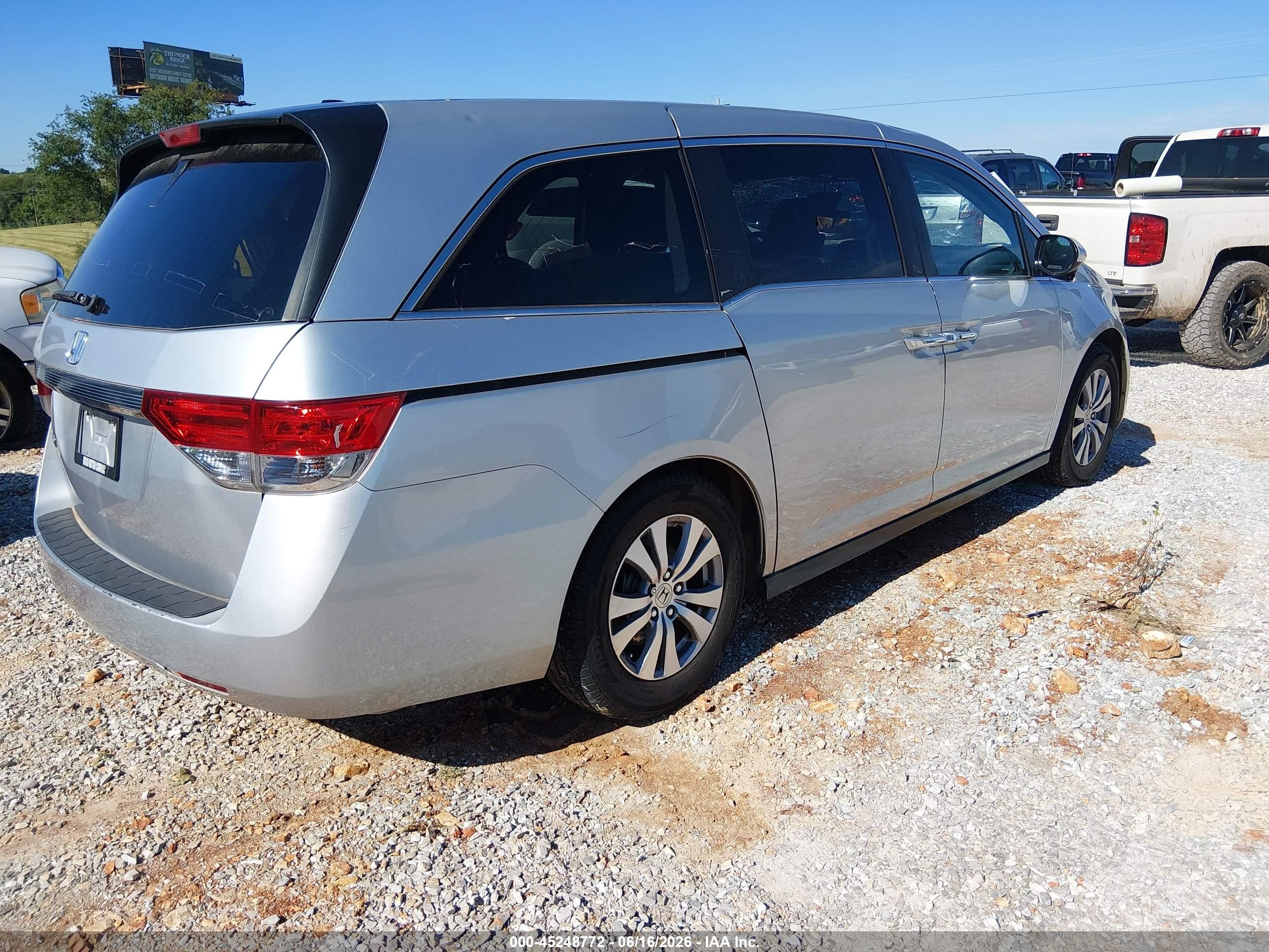2015 Honda Odyssey Ex-l Серебряный vin: 5FNRL5H69FB089159