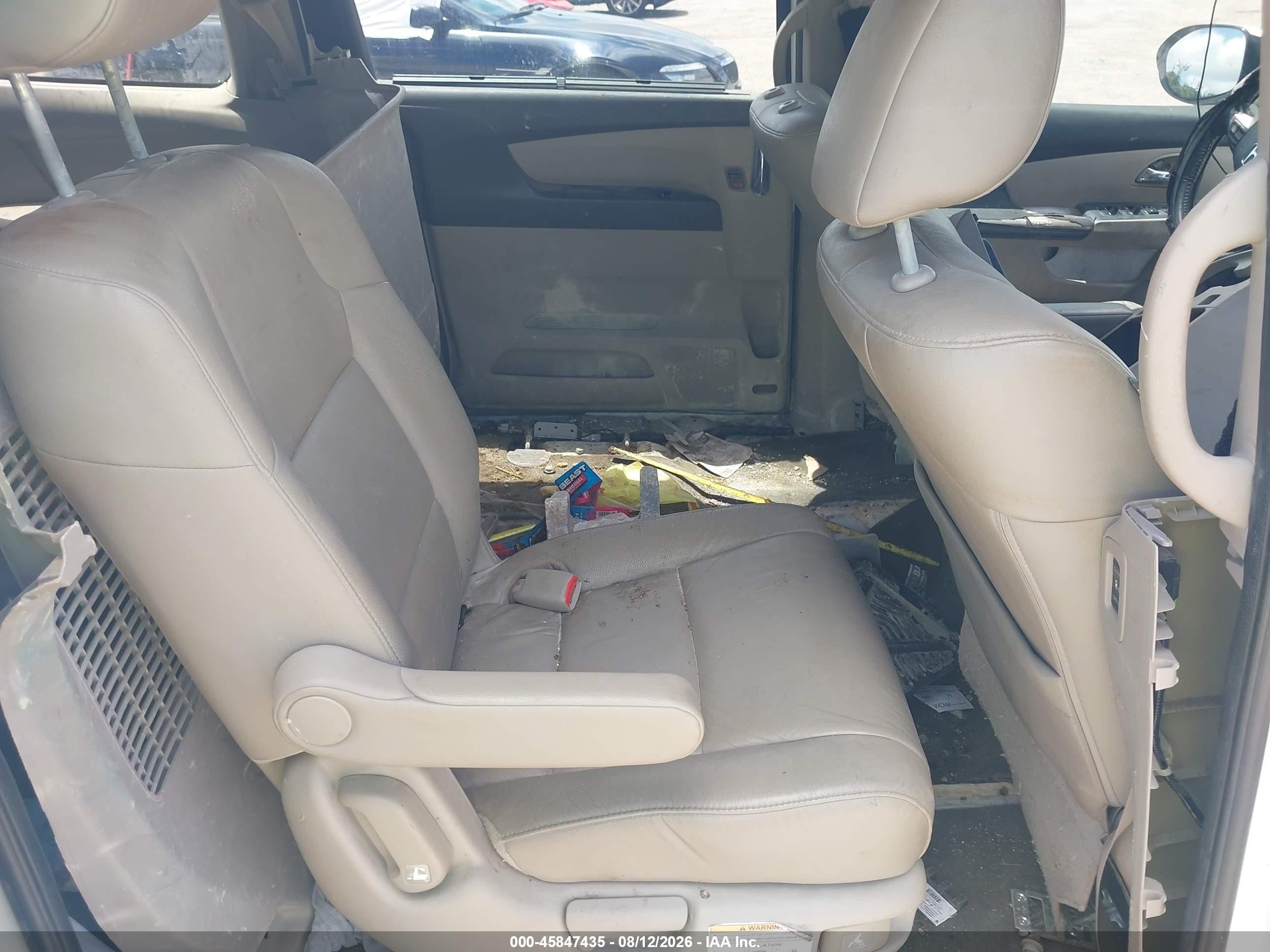 2015 Honda Odyssey Ex-l White vin: 5FNRL5H69FB098458
