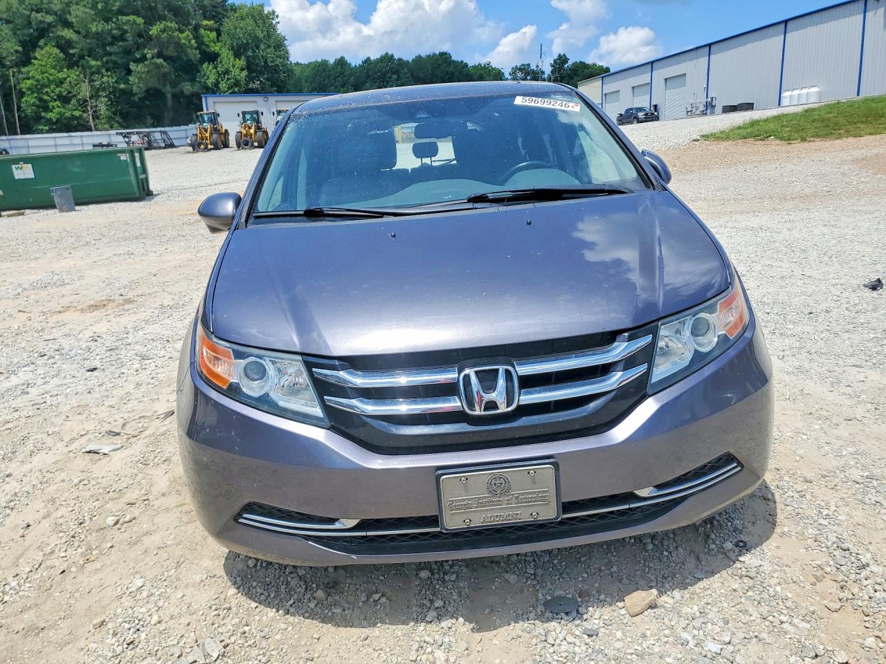 2015 Honda Odyssey Exl Gray vin: 5FNRL5H69FB100158