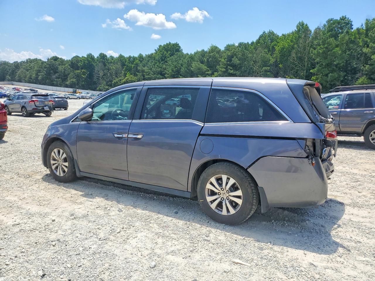2015 Honda Odyssey Exl Gray vin: 5FNRL5H69FB100158