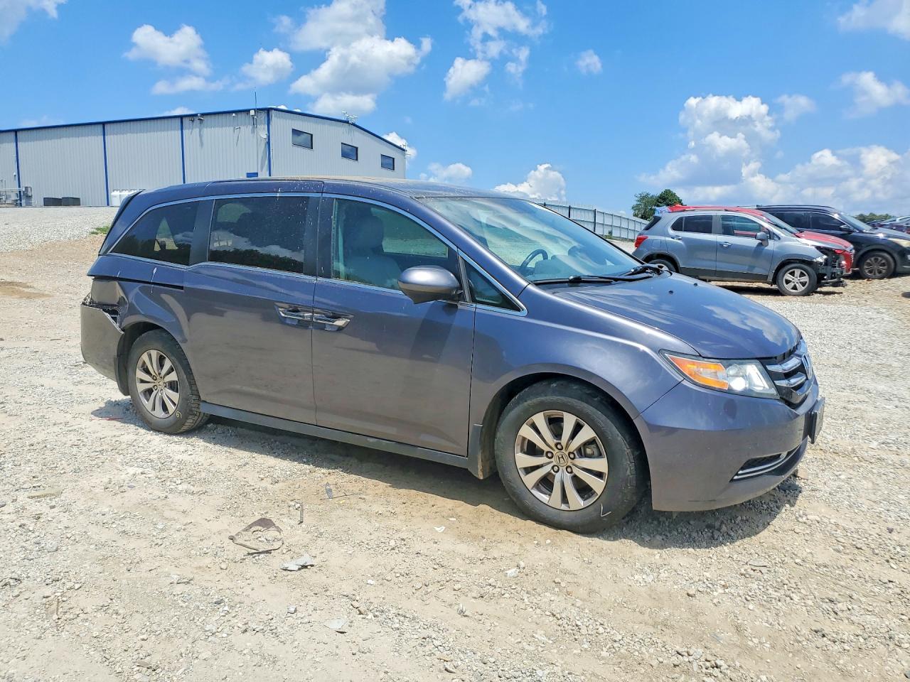 2015 Honda Odyssey Exl Gray vin: 5FNRL5H69FB100158