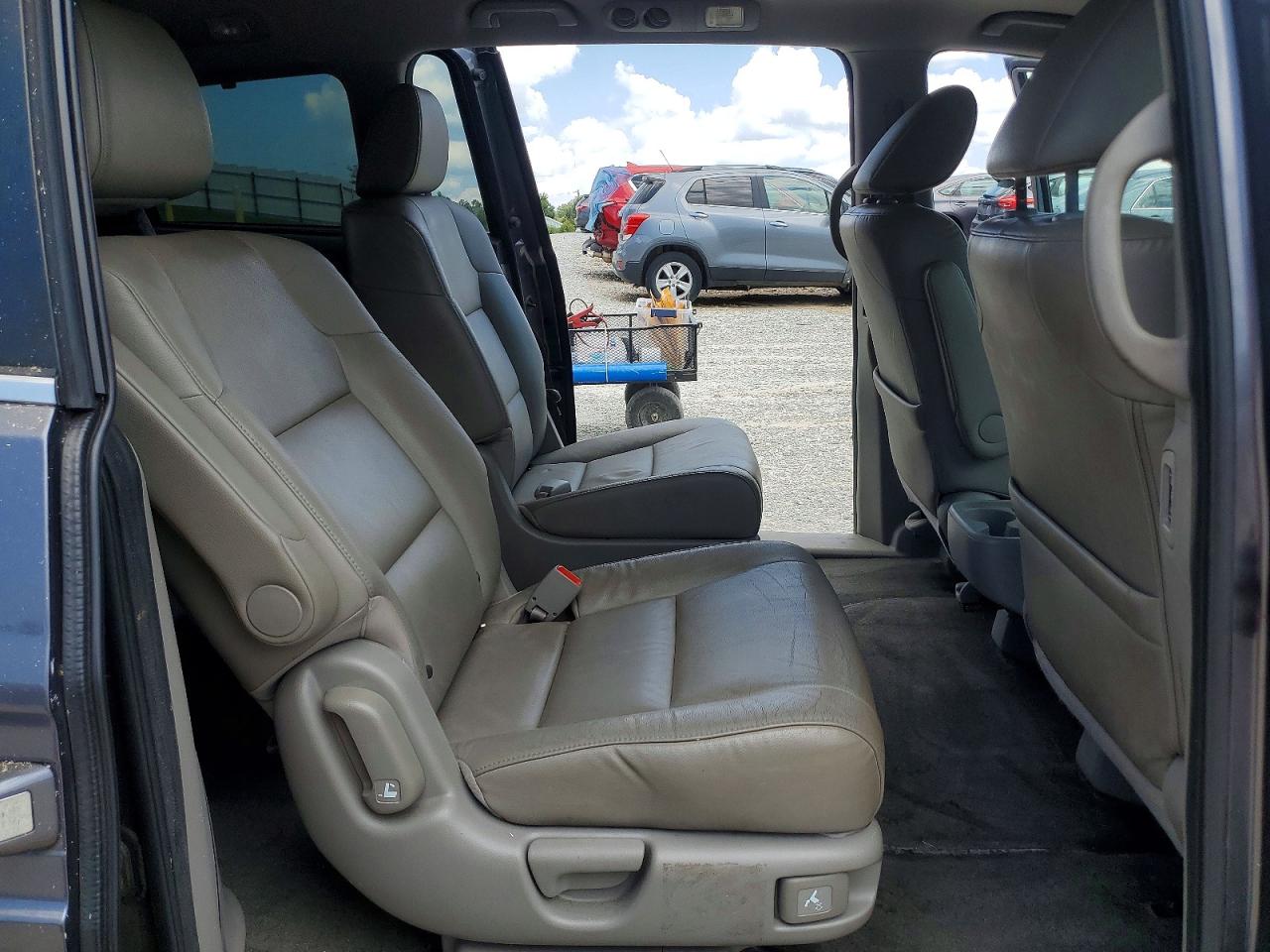 2015 Honda Odyssey Exl Gray vin: 5FNRL5H69FB100158