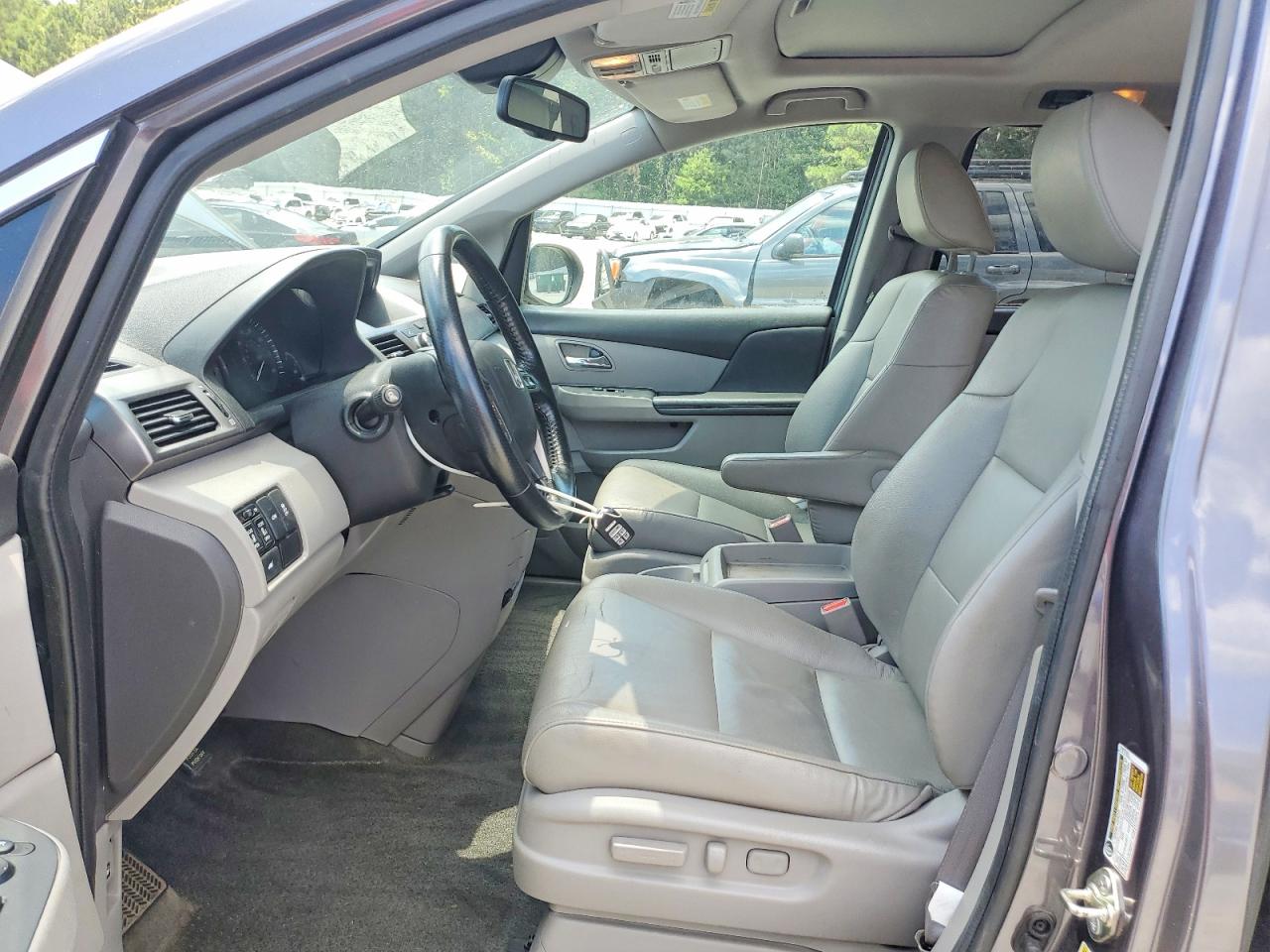 2015 Honda Odyssey Exl Gray vin: 5FNRL5H69FB100158