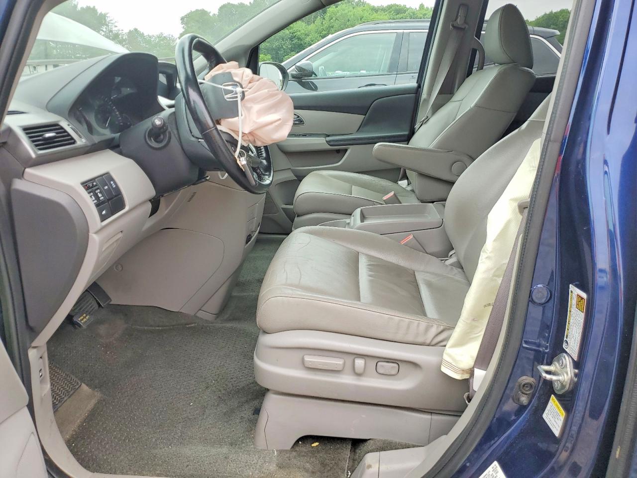 2015 Honda Odyssey Exl Blue vin: 5FNRL5H69FB103965