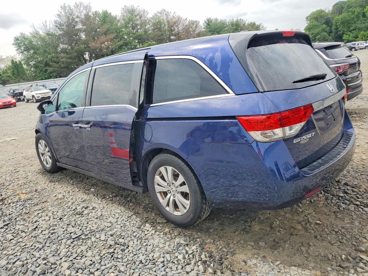 2015 Honda Odyssey Exl Blue vin: 5FNRL5H69FB103965