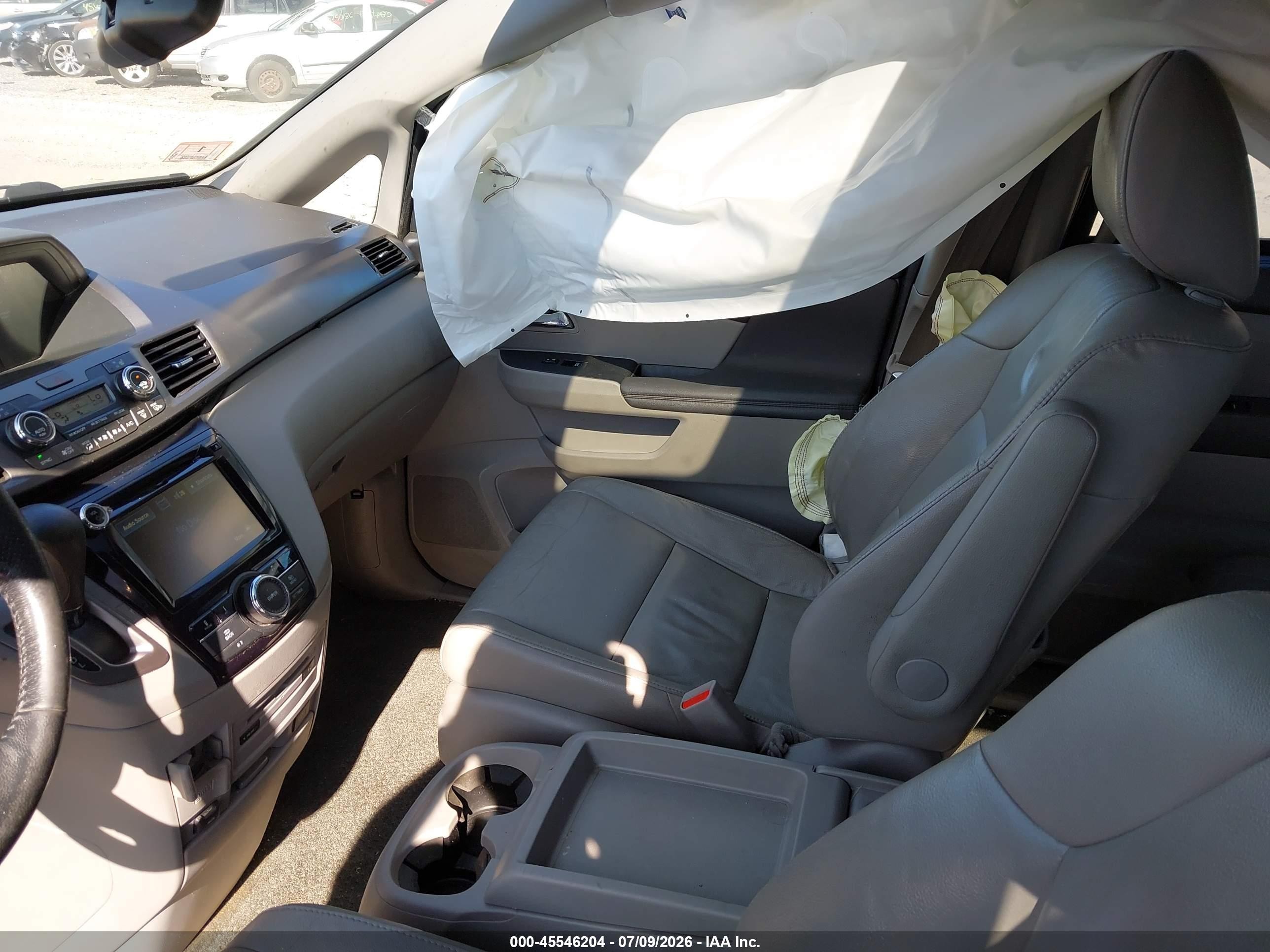 2015 Honda Odyssey Ex-l Dark Blue vin: 5FNRL5H69FB117395