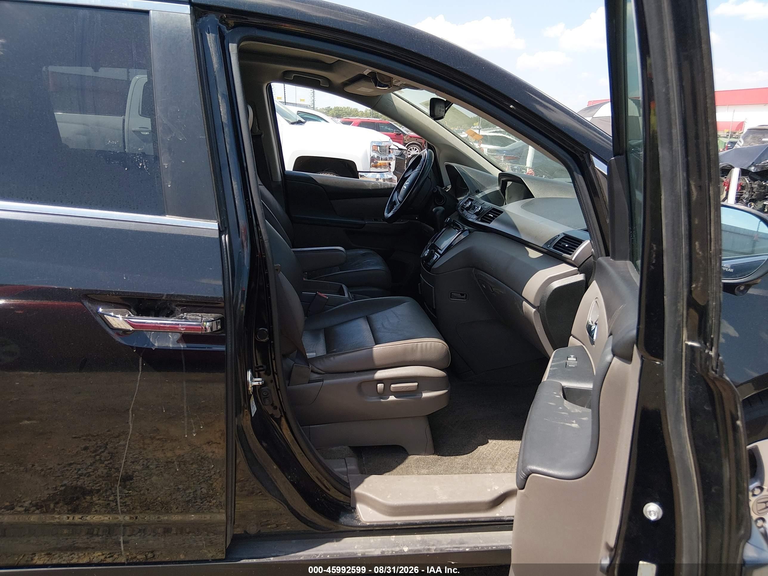 2015 Honda Odyssey Ex-l Черный vin: 5FNRL5H69FB117817