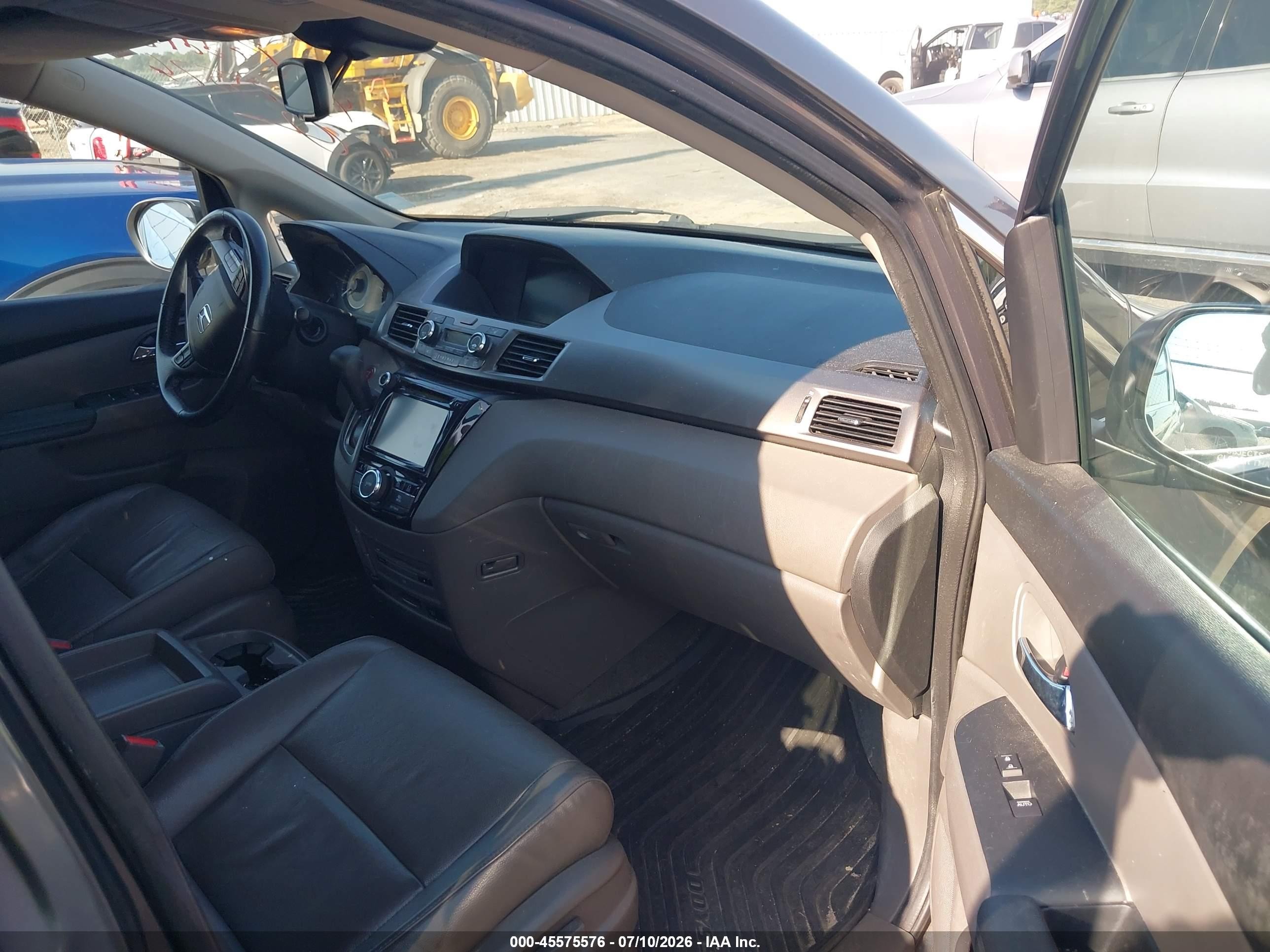 2015 Honda Odyssey Ex-l Серый vin: 5FNRL5H69FB124895